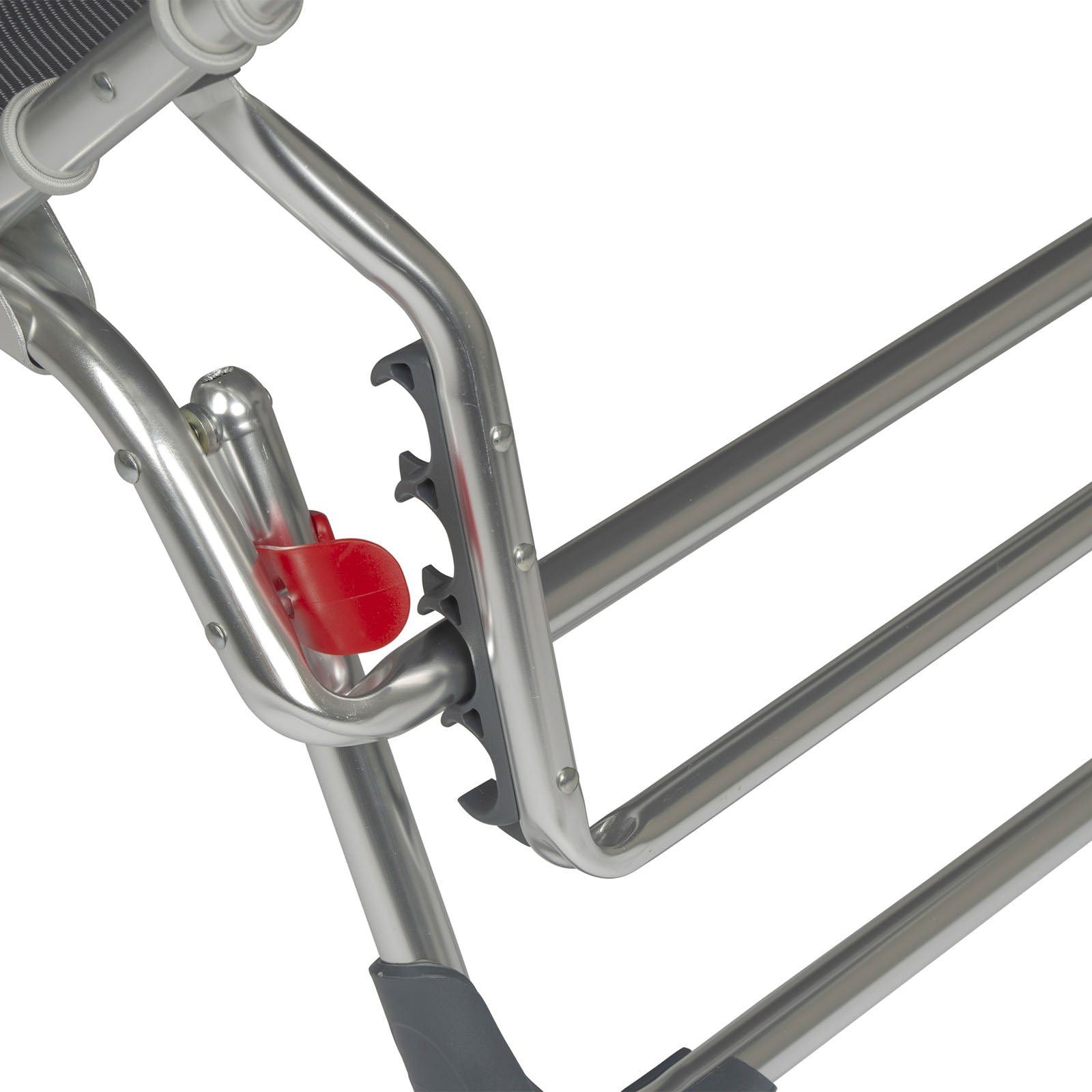 CRESPO Sonnenliege Liegestuhl AL 367 Camping Strand Garten Dreibein Liege Alu