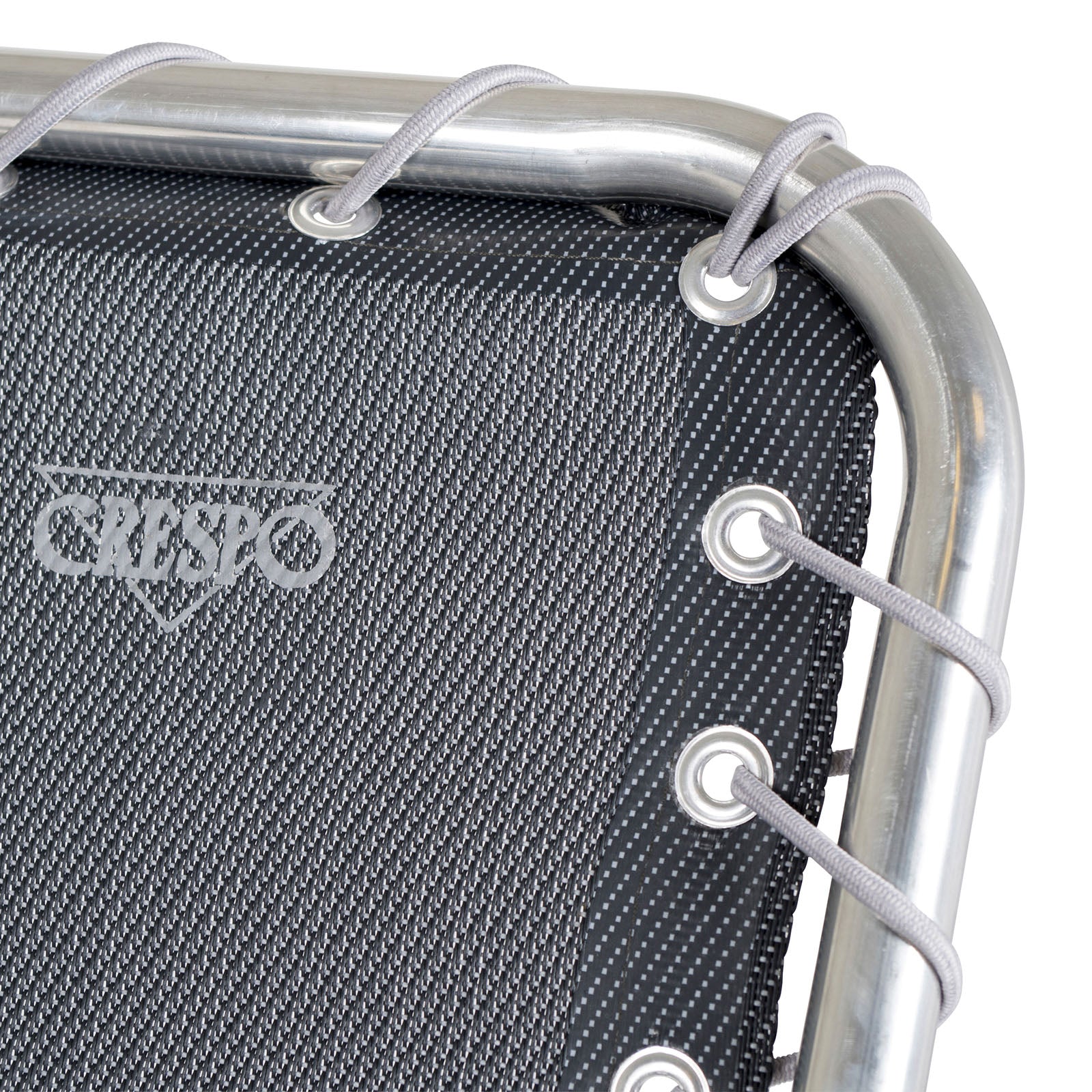 Chaise longue CRESPO AL 367, chaise longue trépied en aluminium pour camping, plage, jardin