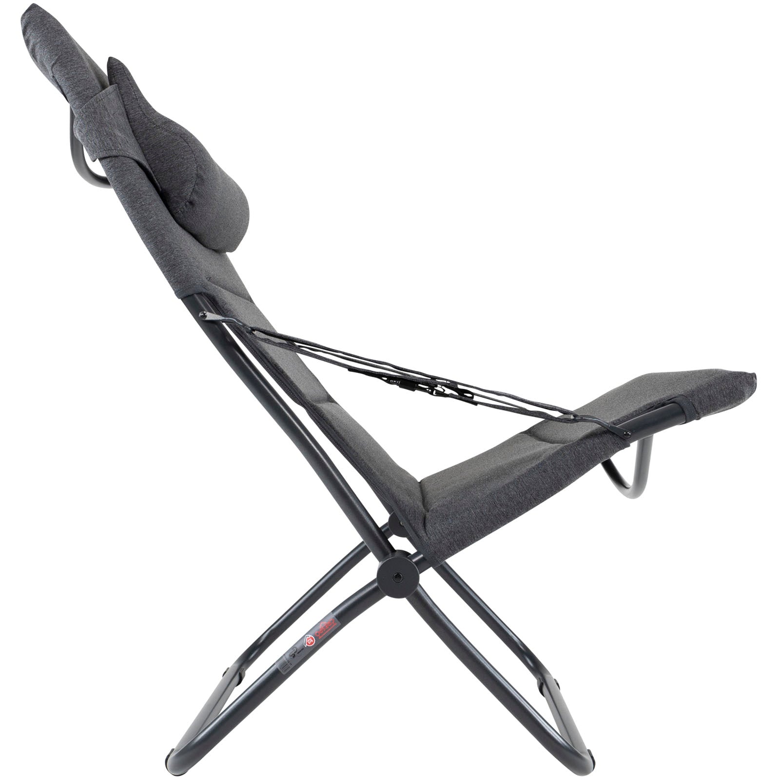 CRESPO Camping Chair AP263 Tex Supreme Garden Lounger Folding Chair Aluminium