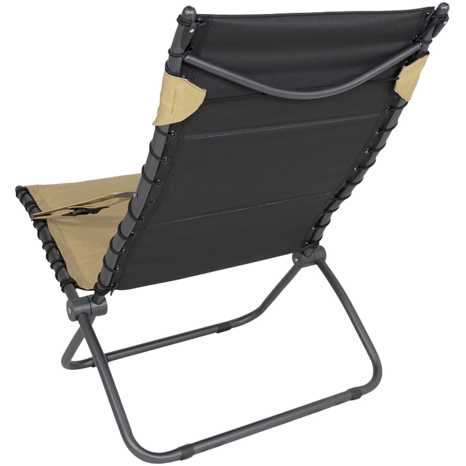 Chaise de camping CRESPO AP 262 Tex Comfort Chaise longue de jardin pliante en aluminium