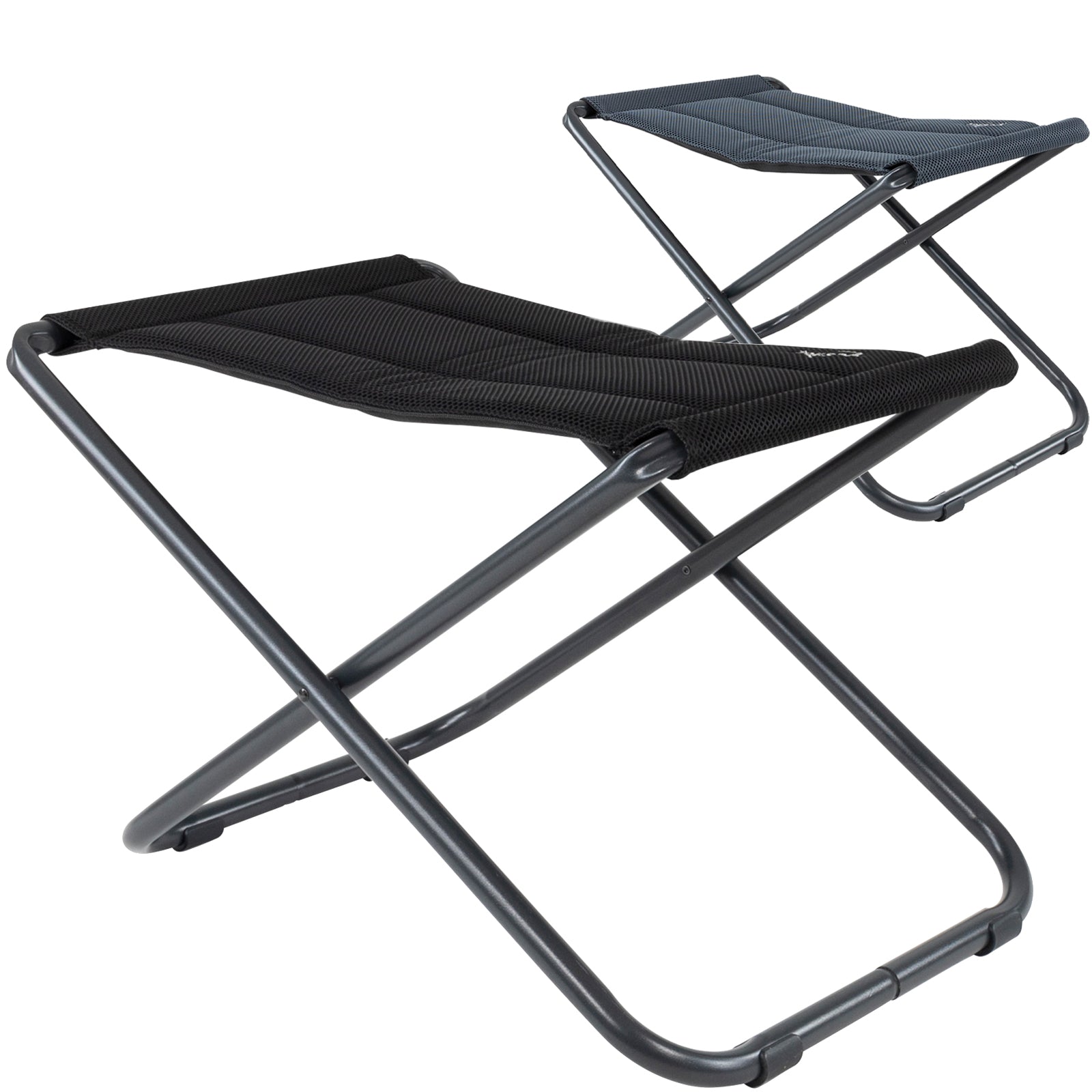 CRESPO Falthocker AP306 Air Deluxe Camping Klapphocker Angel Hocker Polster Alu