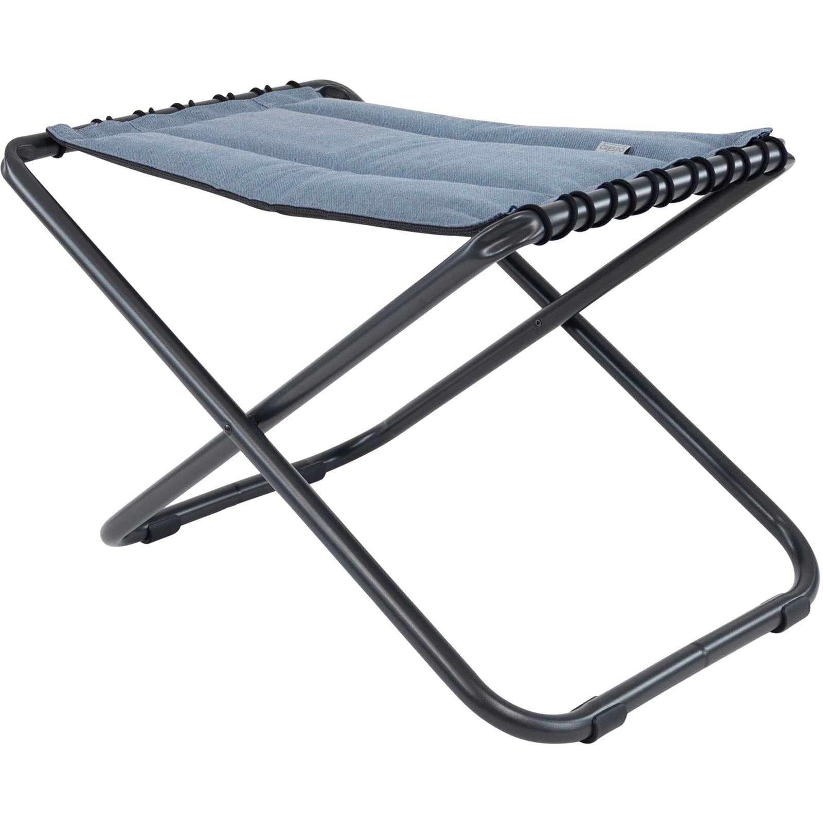 CRESPO Falthocker AP306 TexComfort Camping Klapphocker Angel Hocker Polster Alu