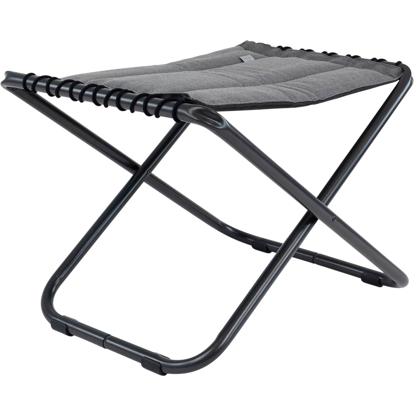 CRESPO Falthocker AP306 TexComfort Camping Klapphocker Angel Hocker Polster Alu