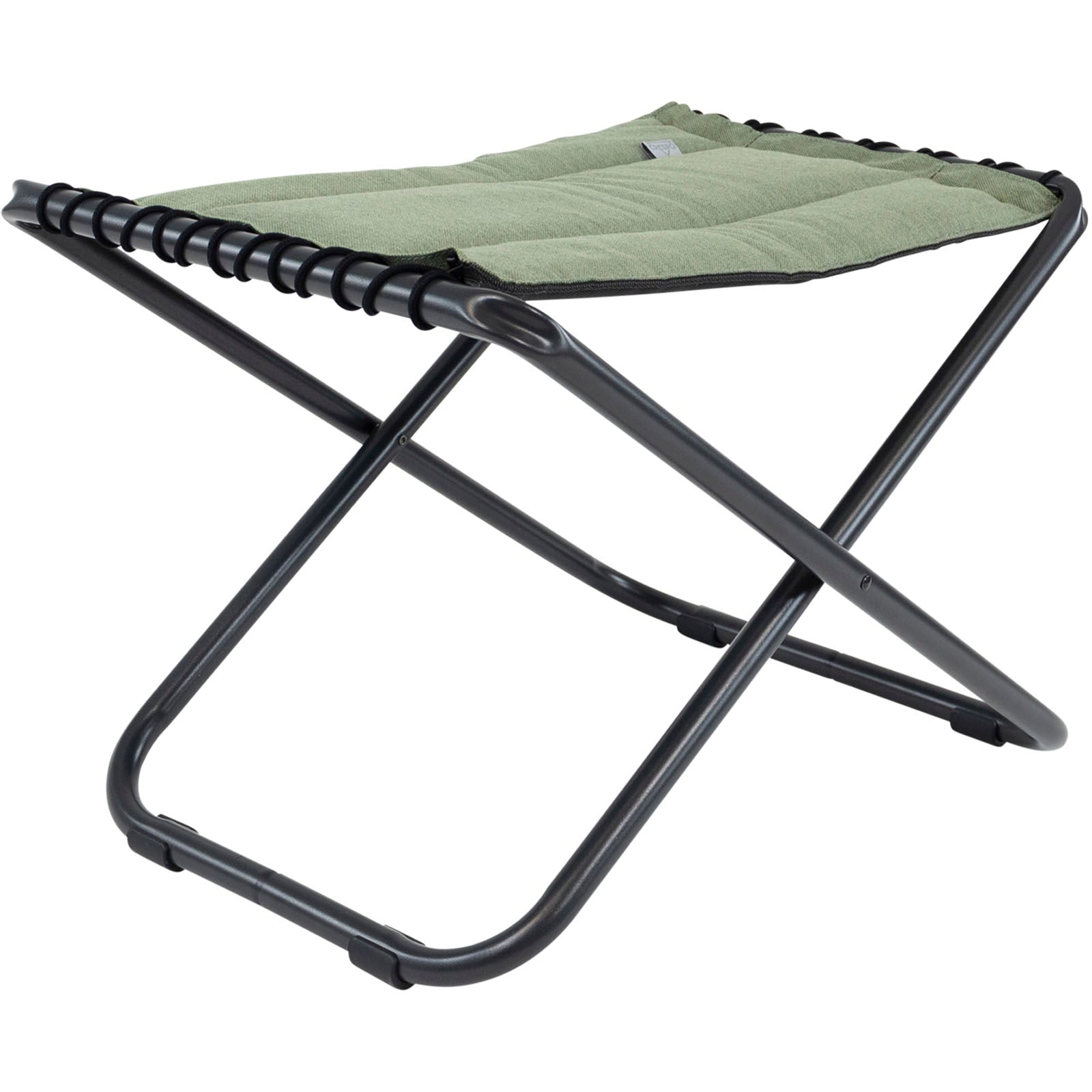 CRESPO Falthocker AP306 TexComfort Camping Klapphocker Angel Hocker Polster Alu