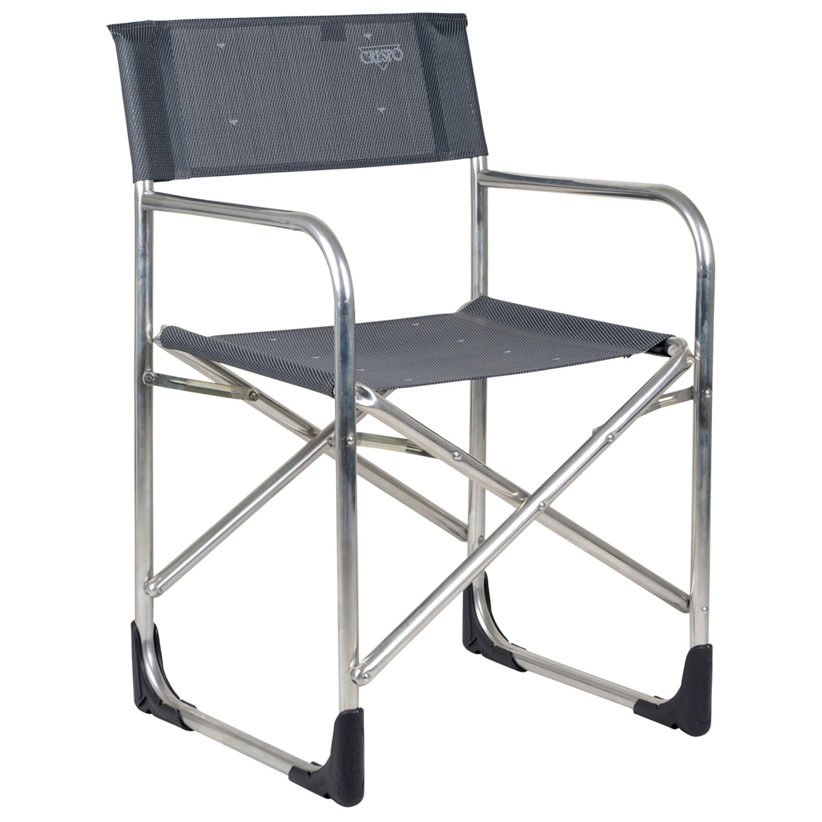 CRESPO Director's Chair AL214 Camping Garden Beach Chair Armchair Folding Chair Aluminium 110 kg
