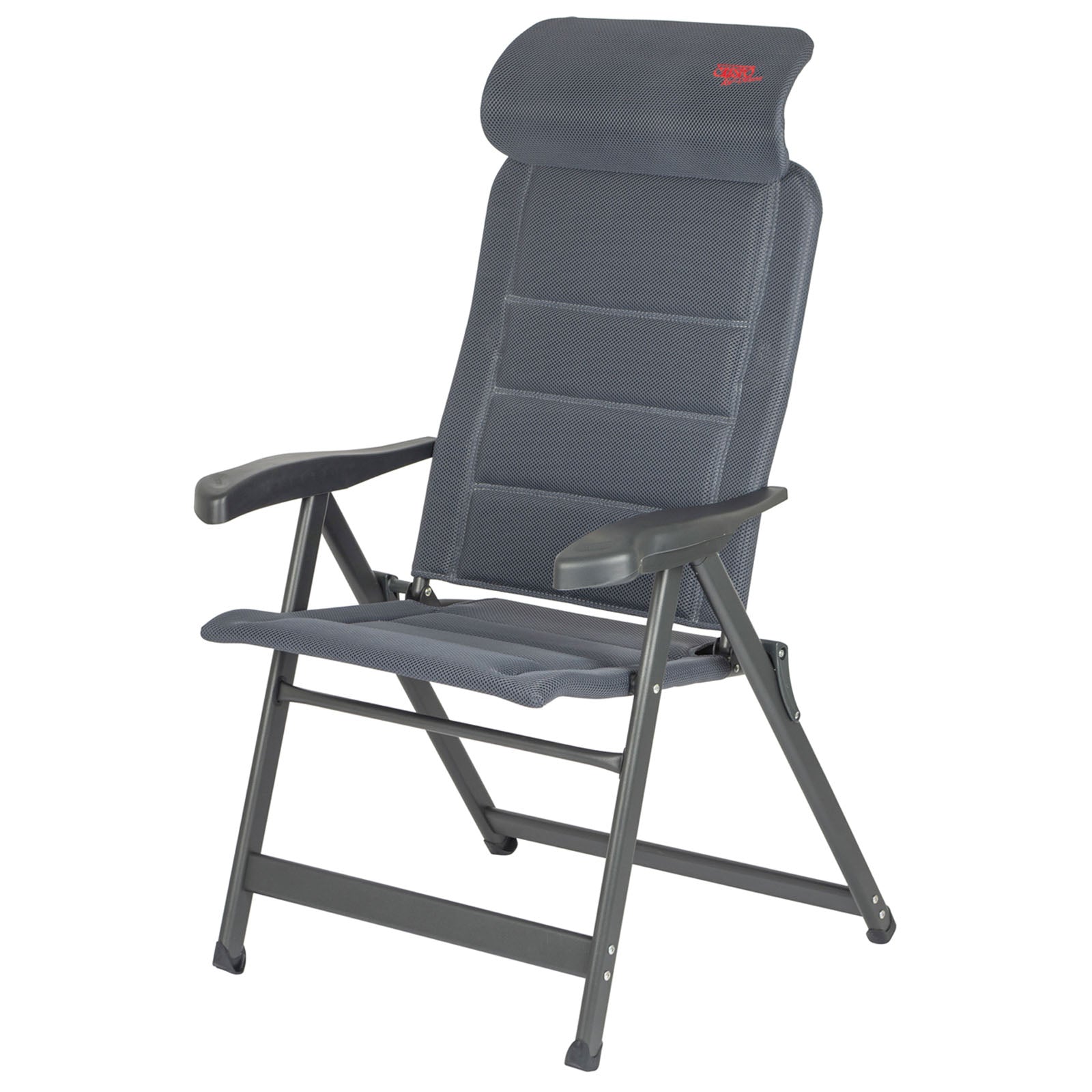 CRESPO Garden Chair AP 235 Air Deluxe Compact Camping Lounger Chair Folding Chair Alu