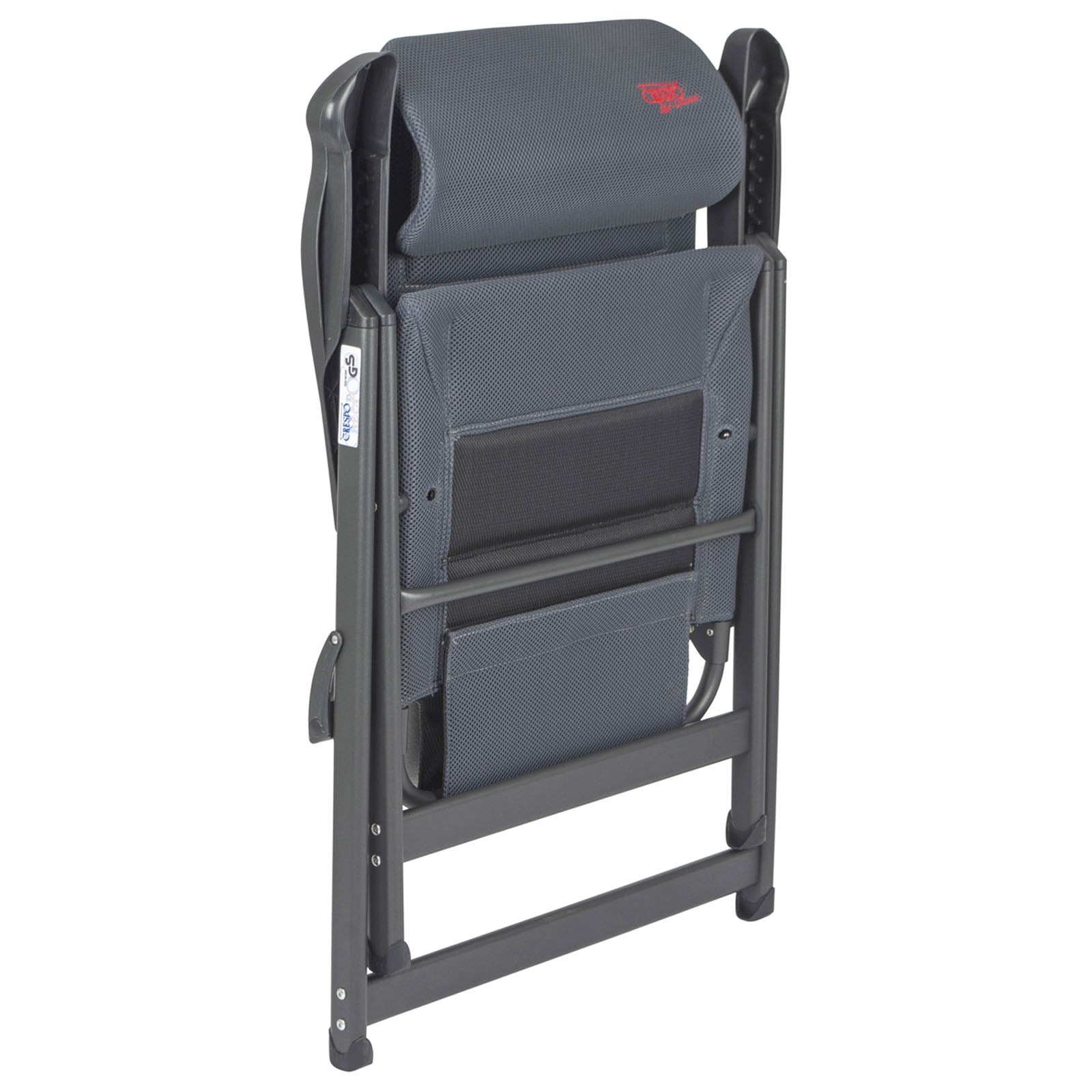 CRESPO Garden Chair AP 235 Air Deluxe Compact Camping Lounger Chair Folding Chair Alu