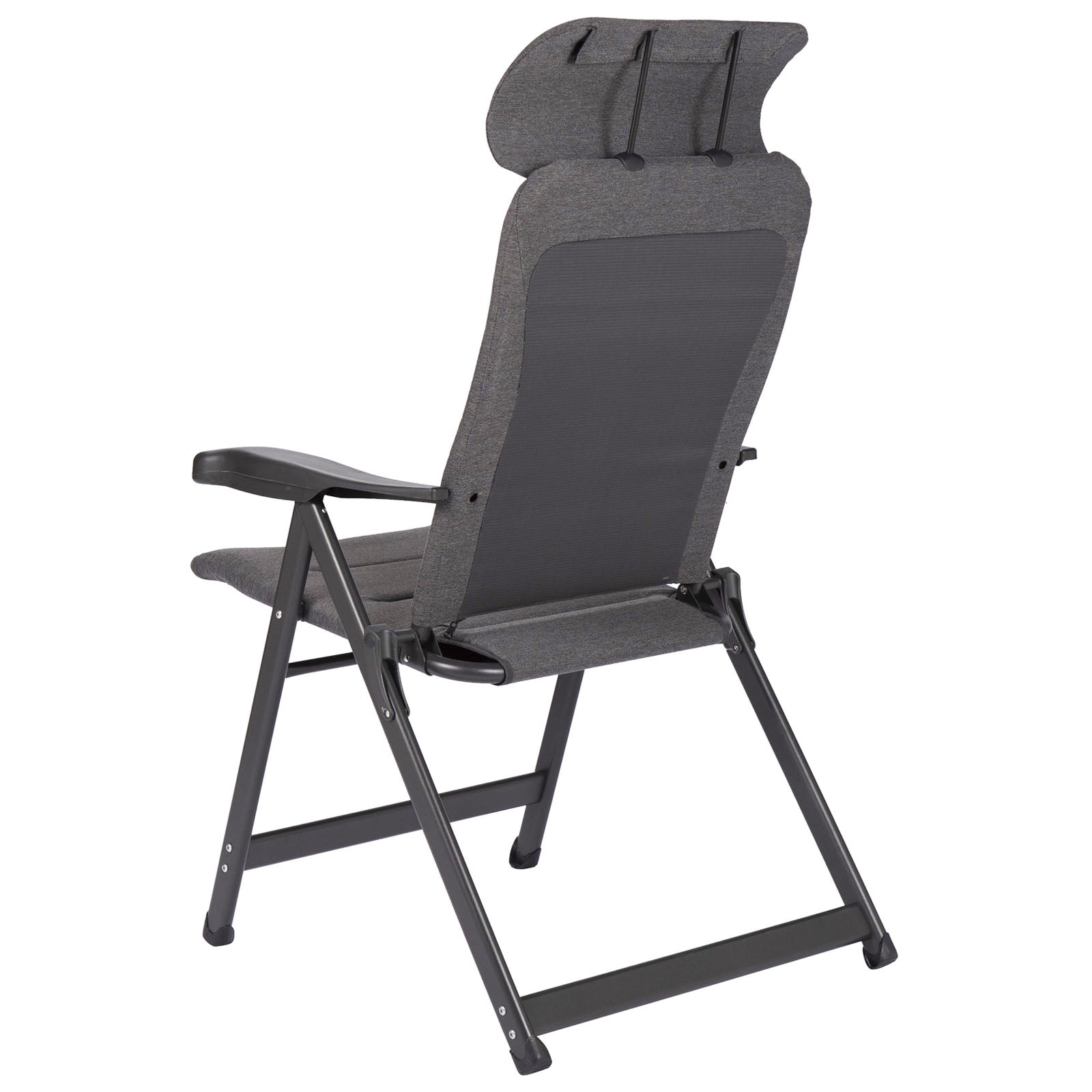 CRESPO Campingstuhl AP237 Tex Supreme Compact Klappstuhl Liege Stuhl Faltbar Alu