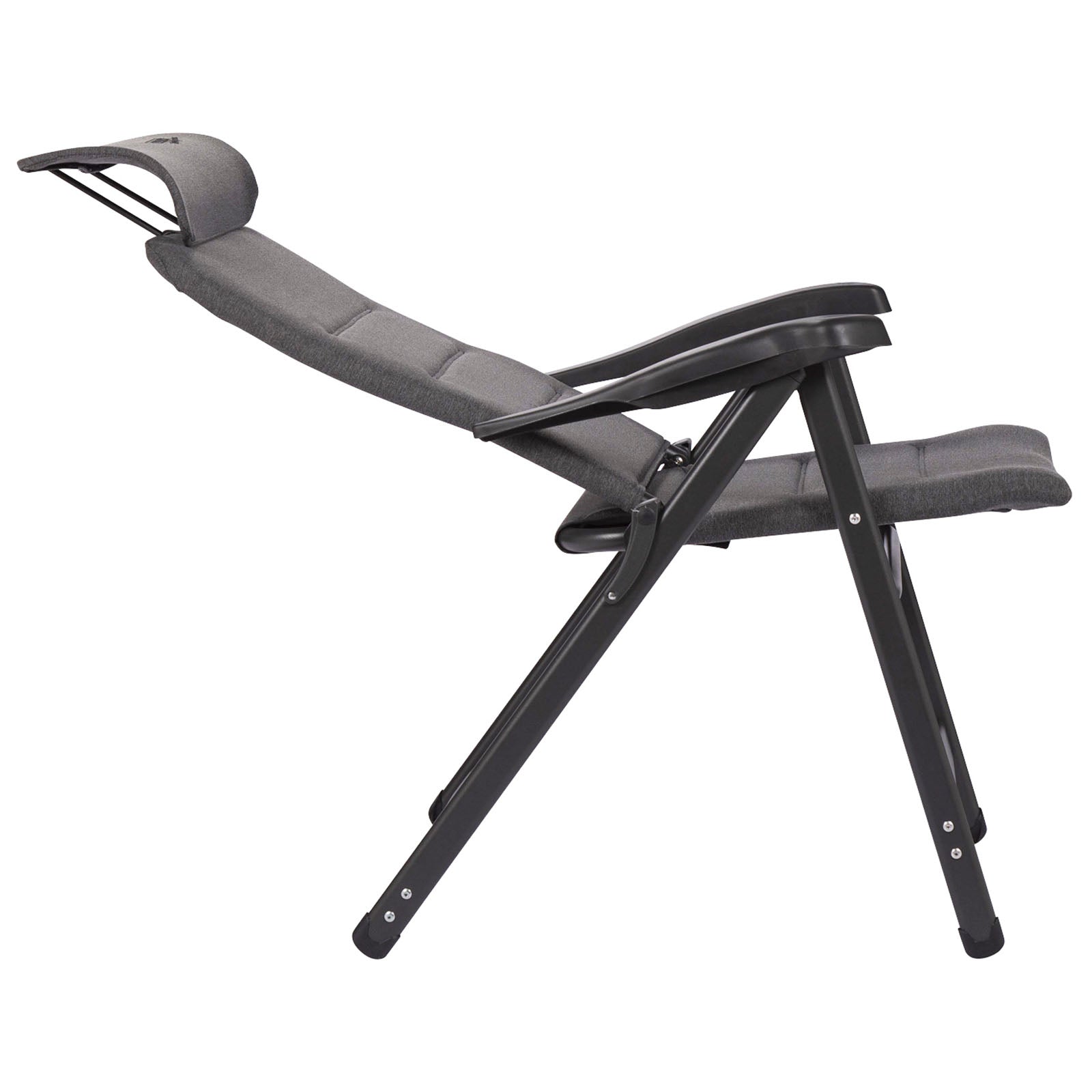 CRESPO Campingstuhl AP237 Tex Supreme Compact Klappstuhl Liege Stuhl Faltbar Alu