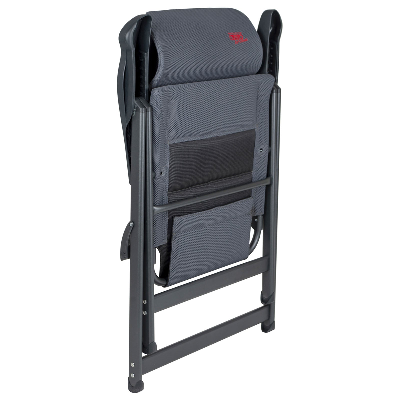 Chaise de camping CRESPO AP 237 Air Deluxe Chaise longue de jardin pliante en aluminium 140 kg