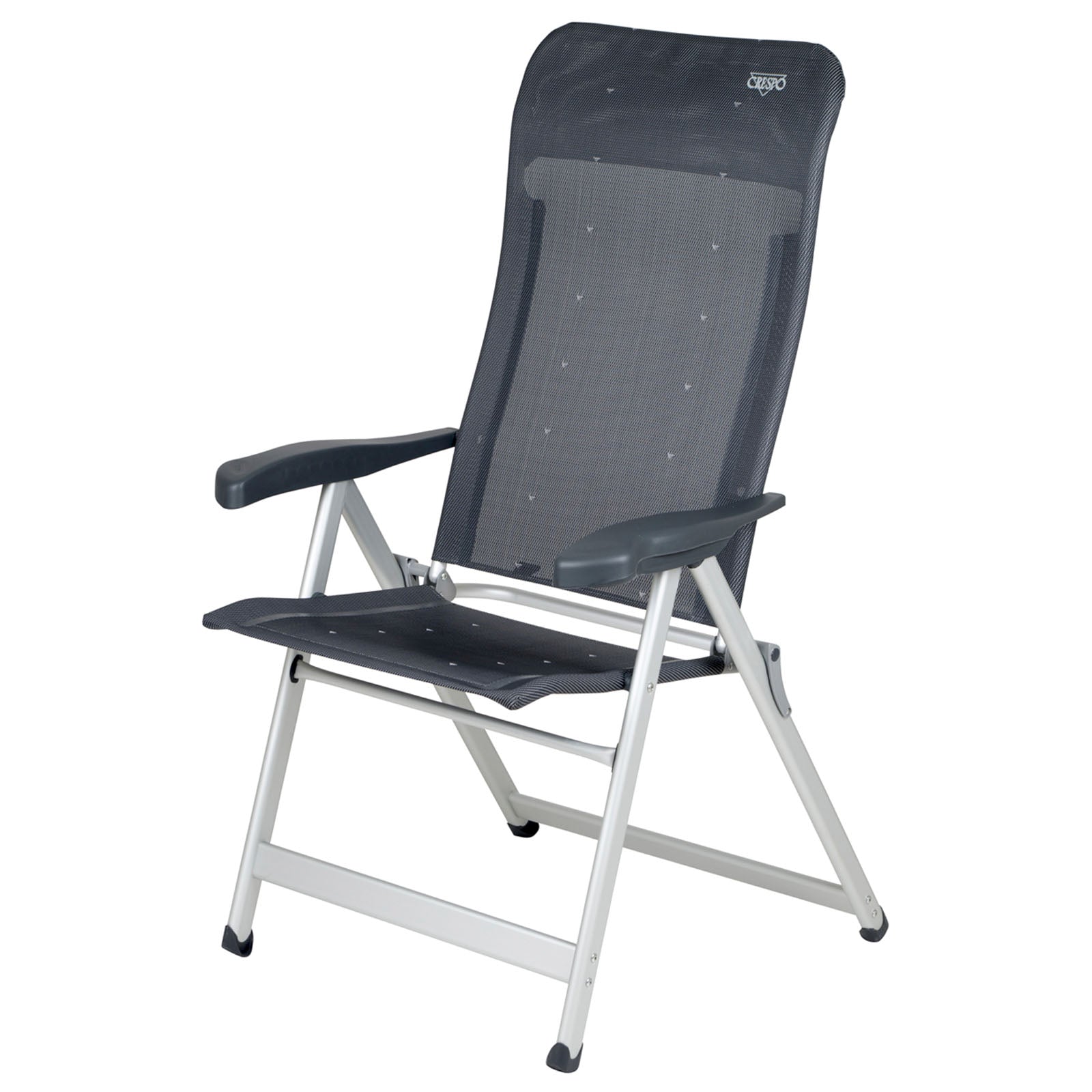 CRESPO Gartenstuhl AL 237 Camping Relax Garten Liege Stuhl Klappstuhl Alu 140 kg