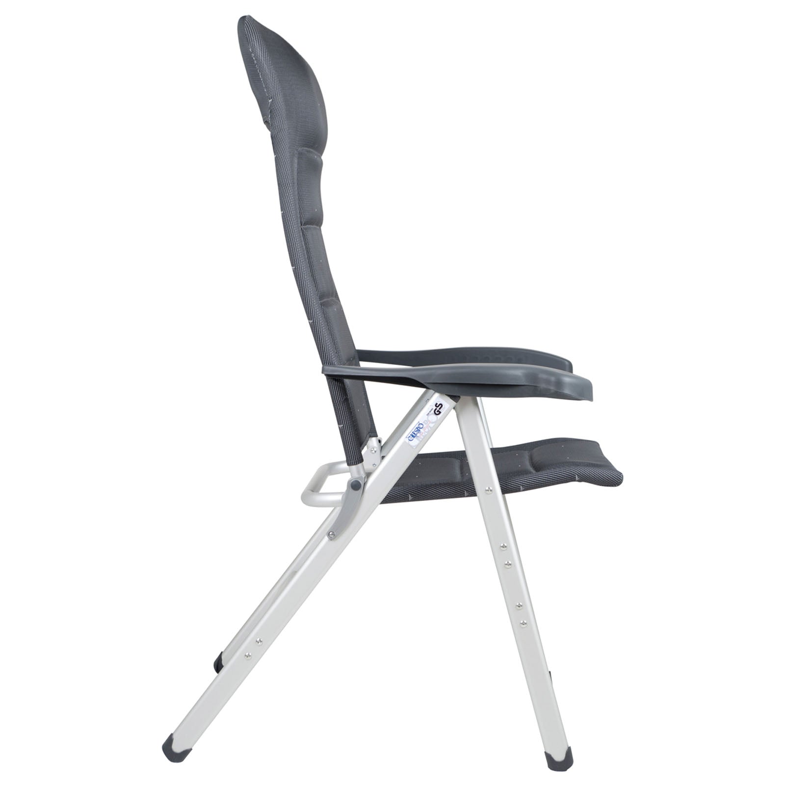 Chaise de camping CRESPO AL 238 XL Deluxe Chaise pliante Chaise longue pliable en aluminium 200 kg
