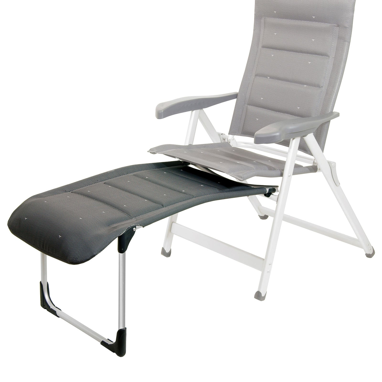 CRESPO Fußablage R 215 40 Deluxe Fußbank Camping Stuhl Klappstuhl Faltstuhl Alu