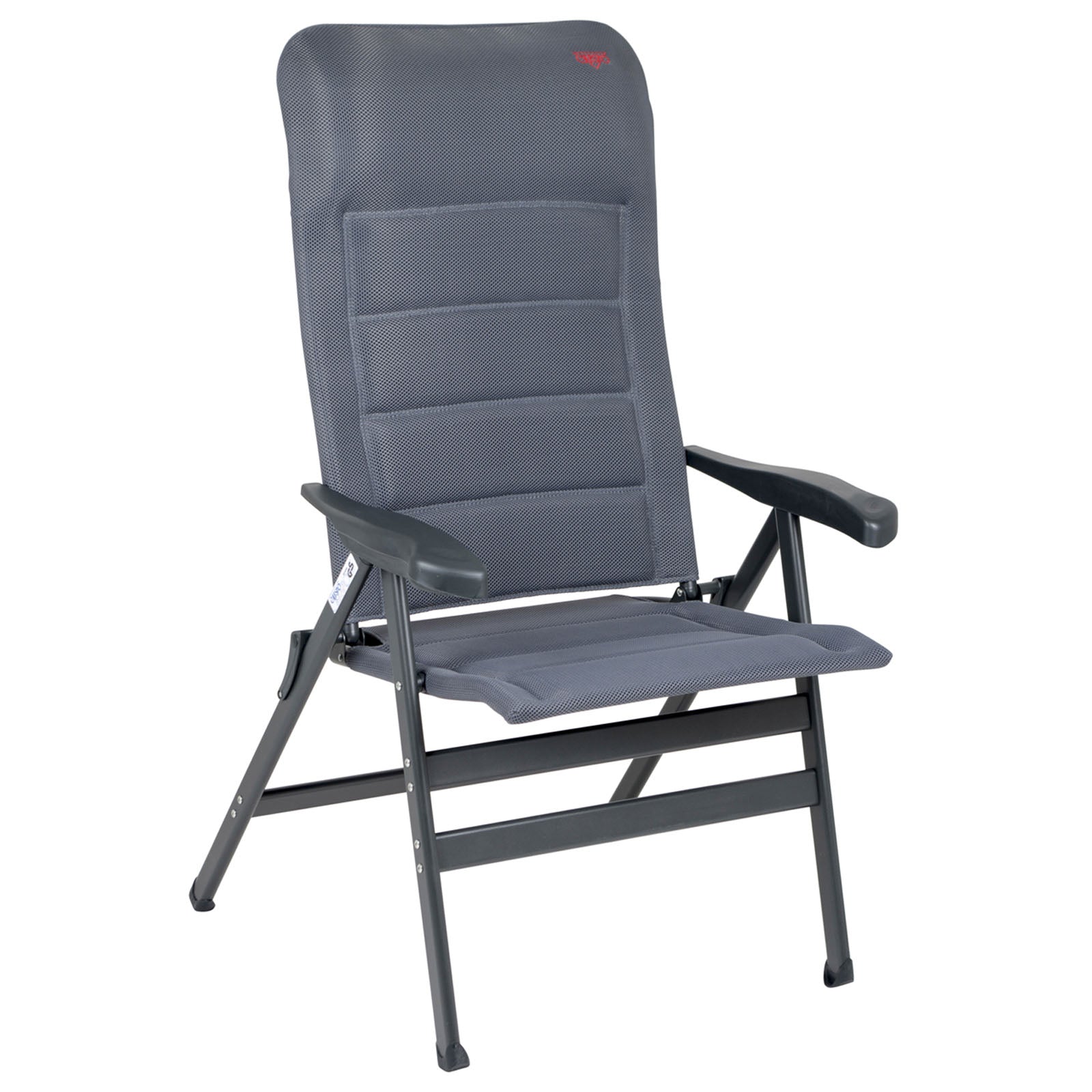 Chaise de jardin CRESPO AP 238 XL Air Deluxe, chaise longue de camping pliante en aluminium, 200 kg