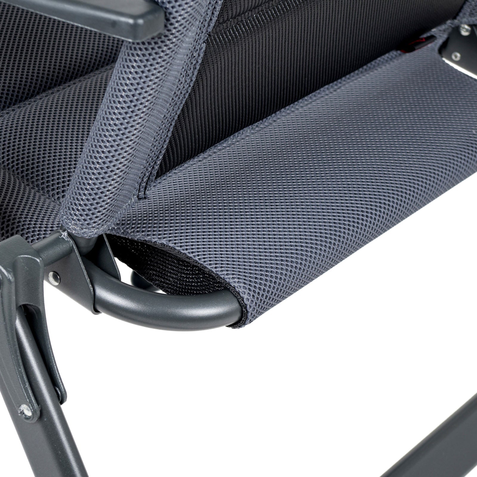 Chaise de jardin CRESPO AP 238 XL Air Deluxe, chaise longue de camping pliante en aluminium, 200 kg