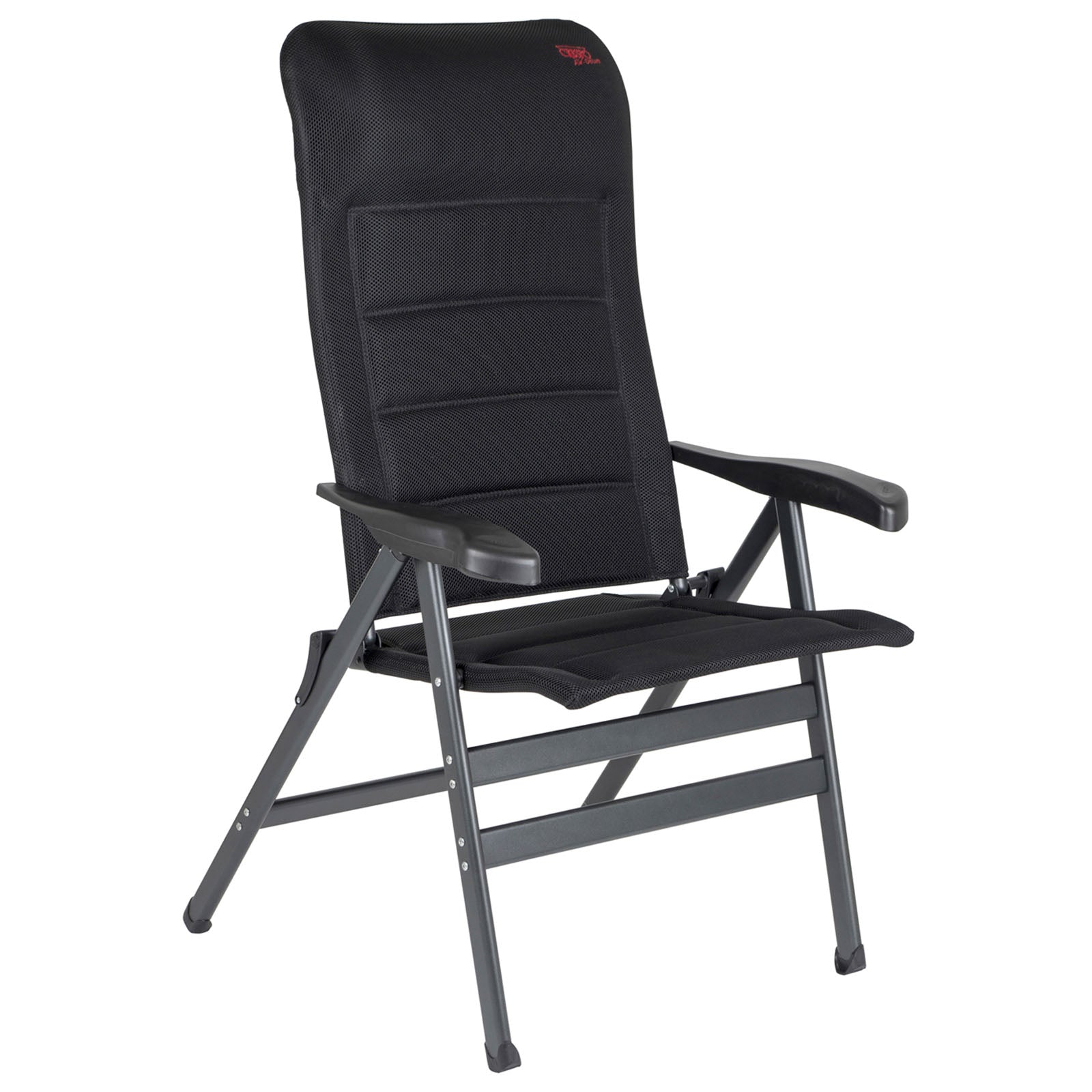 Chaise de jardin CRESPO AP 238 XL Air Deluxe, chaise longue de camping pliante en aluminium, 200 kg