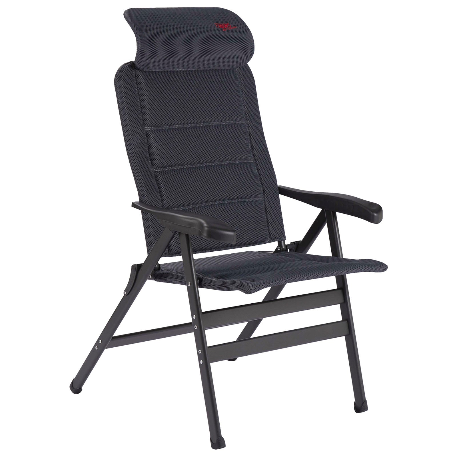 Chaise de camping pliante compacte CRESPO AP238 XL Air Deluxe, chaise longue en aluminium, 200 kg