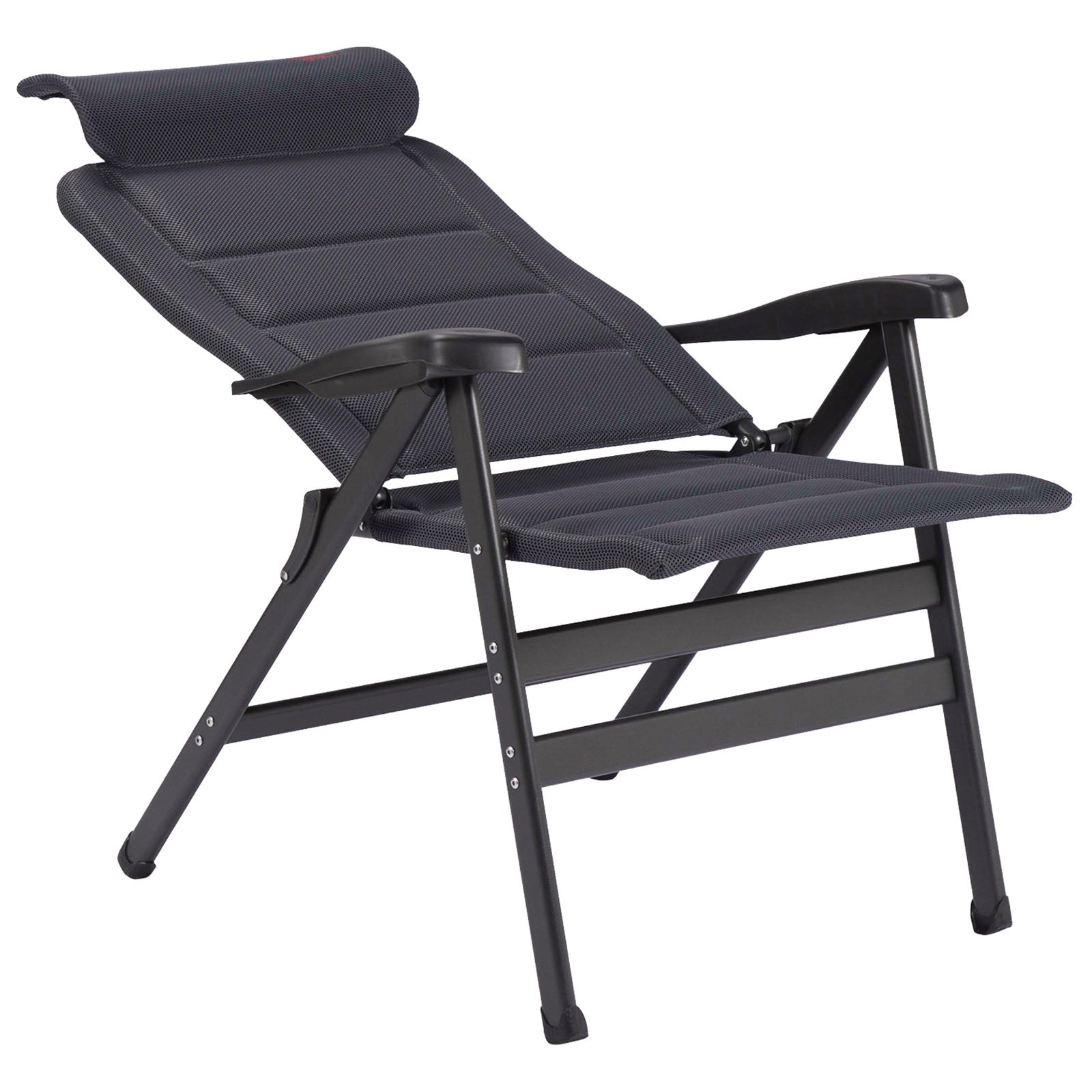 Chaise de camping pliante compacte CRESPO AP238 XL Air Deluxe, chaise longue en aluminium, 200 kg