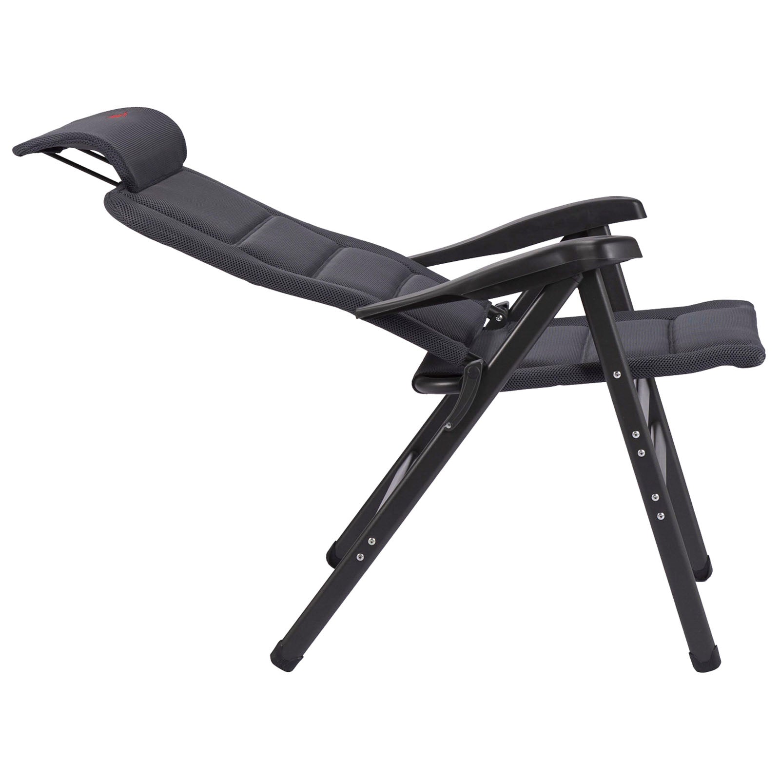 Chaise de camping pliante compacte CRESPO AP238 XL Air Deluxe, chaise longue en aluminium, 200 kg