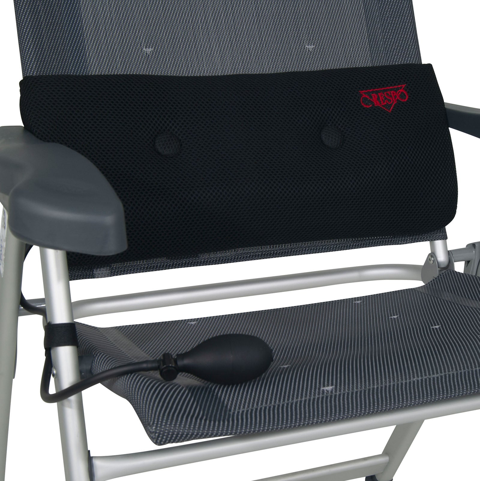 CRESPO Lordosen Stütze Air Deluxe Lenden Wirbel Lordose Camping Stuhl Kissen
