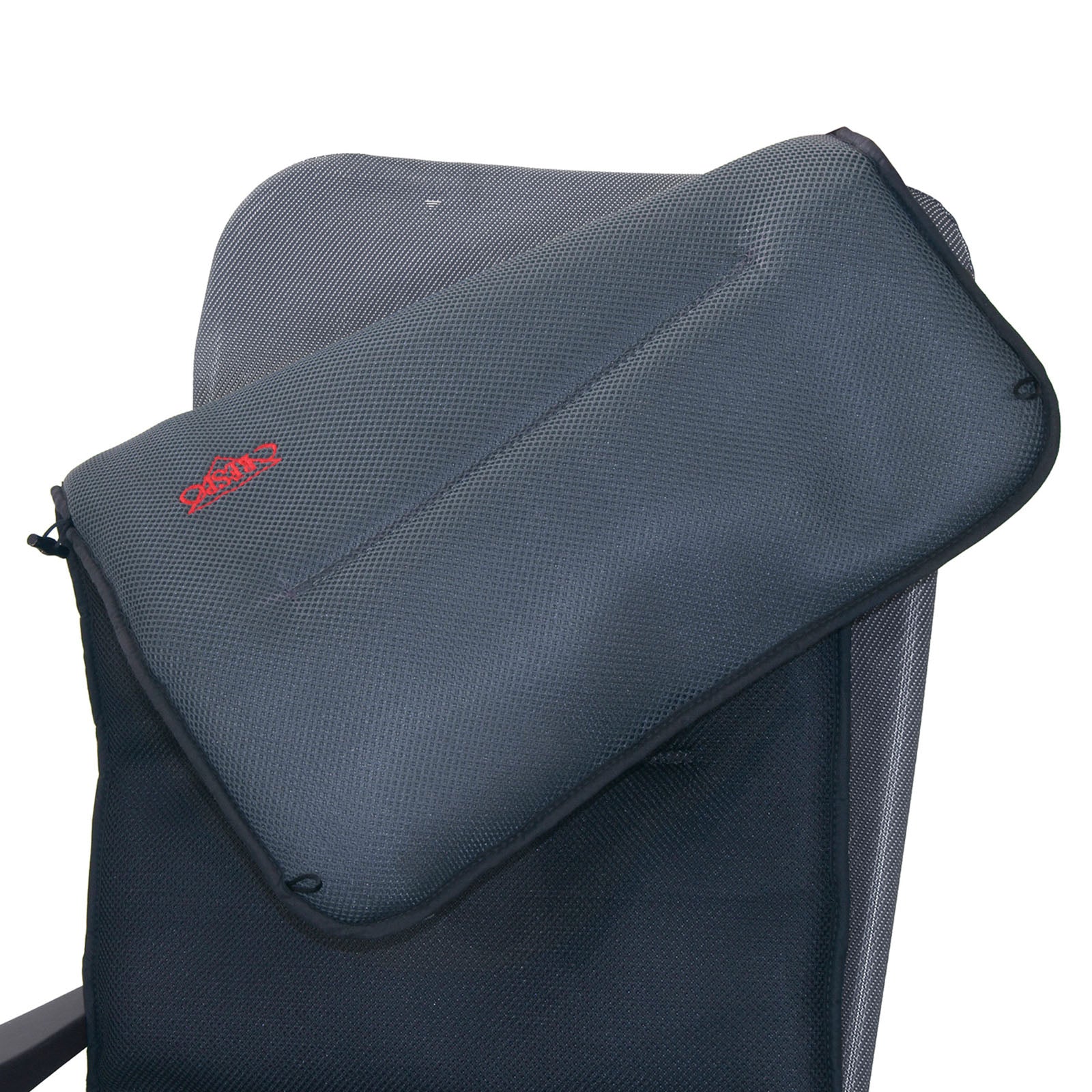 Chaise pliante CRESPO 3D avec coussin d'assise rembourré, dossier haut, chaise de jardin et de camping avec coussin