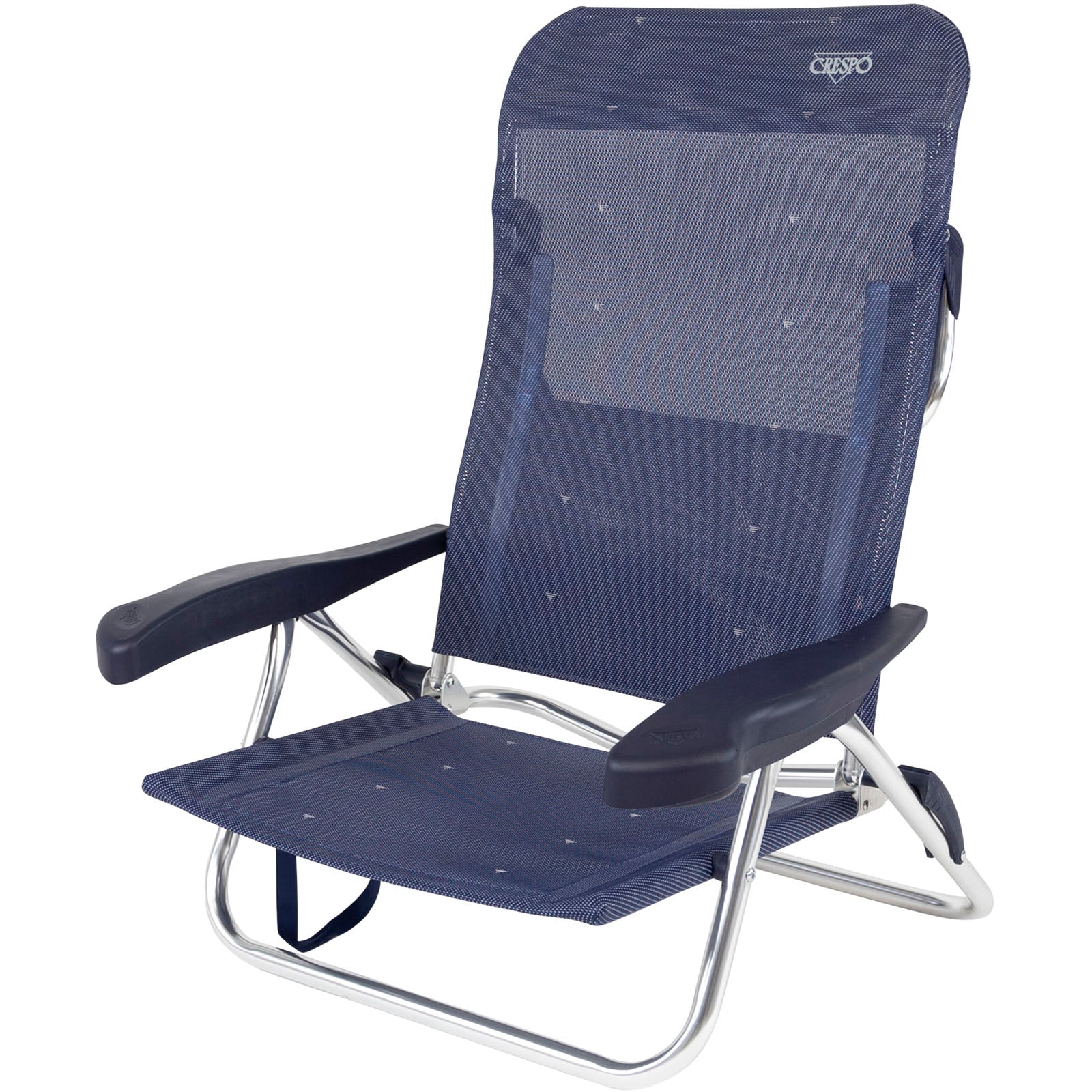 CRESPO Camping Chair AL221 Camping Garden Beach Lounger Chair Folding Chair Foldable
