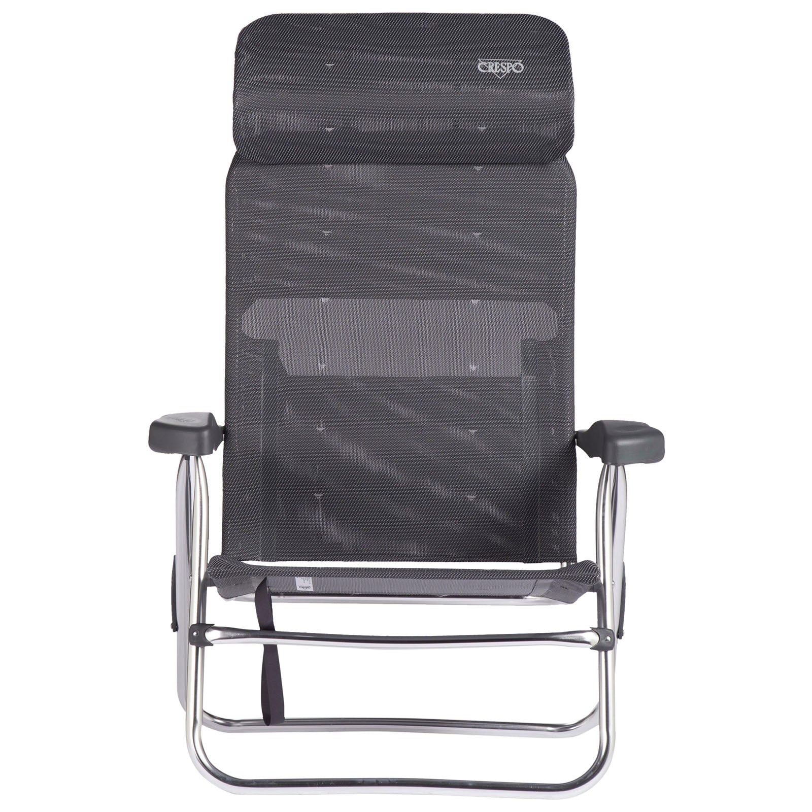 CRESPO Beach Chair AL 205 Compact Camping Garden Lounger Chair Folding Chair Foldable