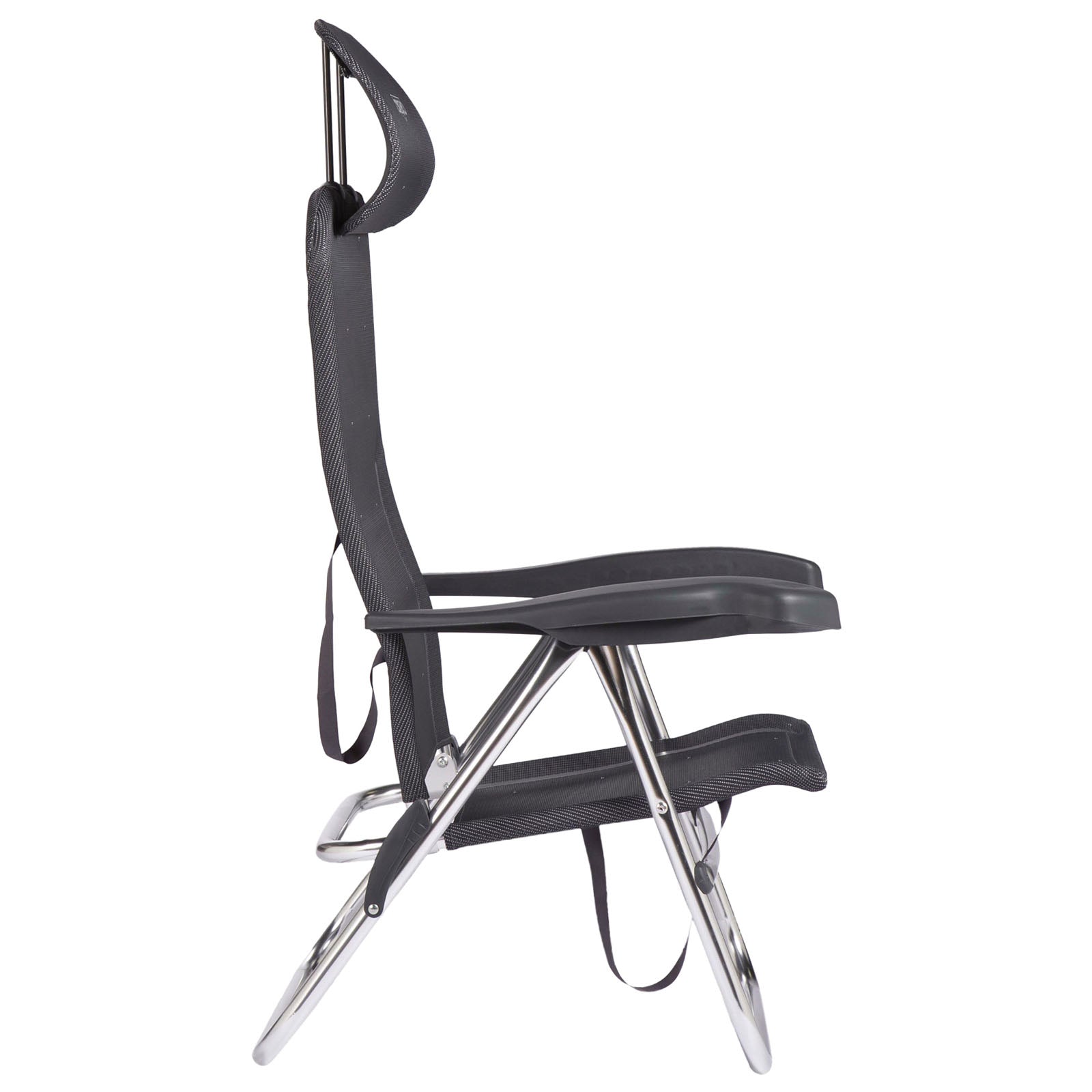 Chaise de plage CRESPO AL 205 Chaise longue de jardin compacte pour camping Chaise pliante pliable