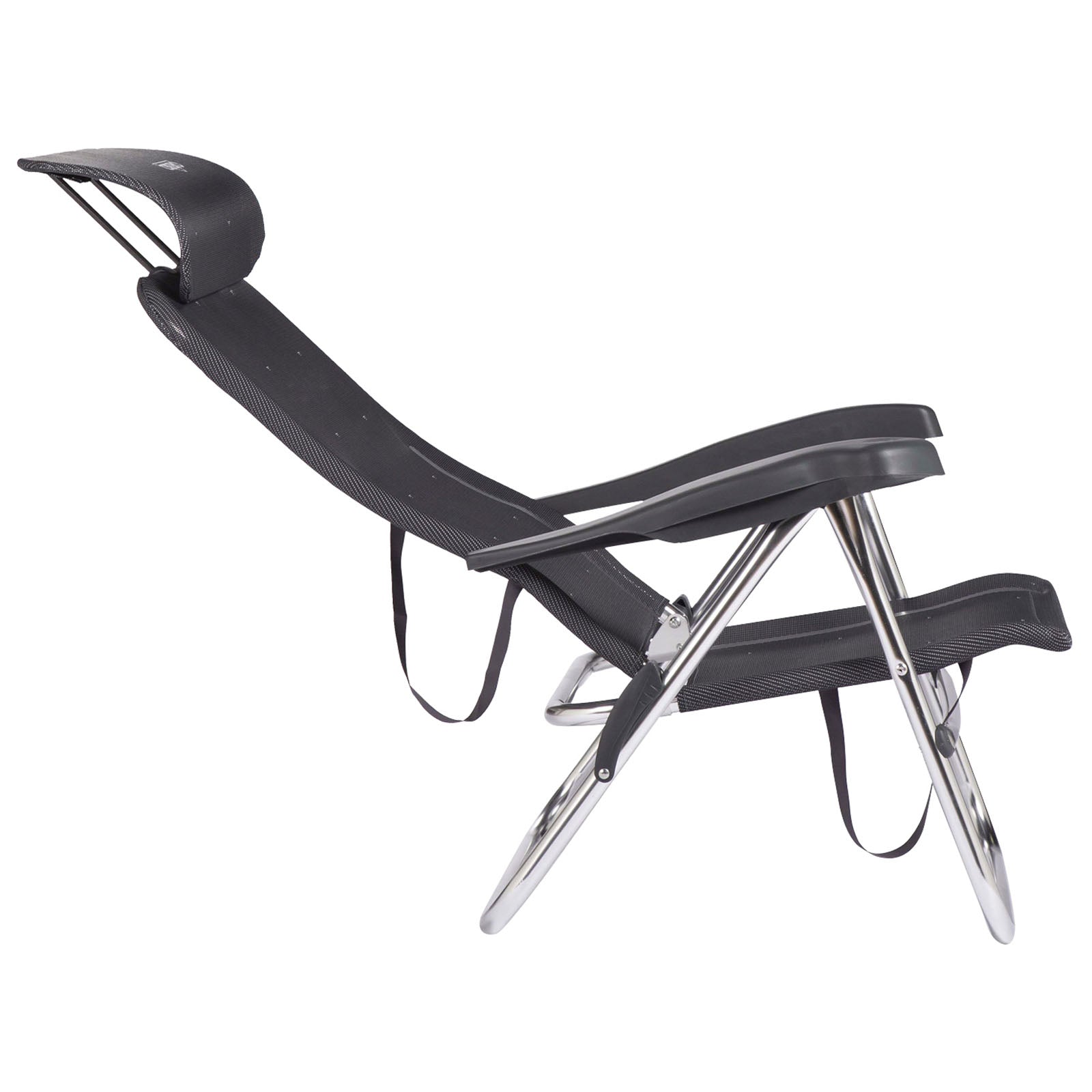 Chaise de plage CRESPO AL 205 Chaise longue de jardin compacte pour camping Chaise pliante pliable