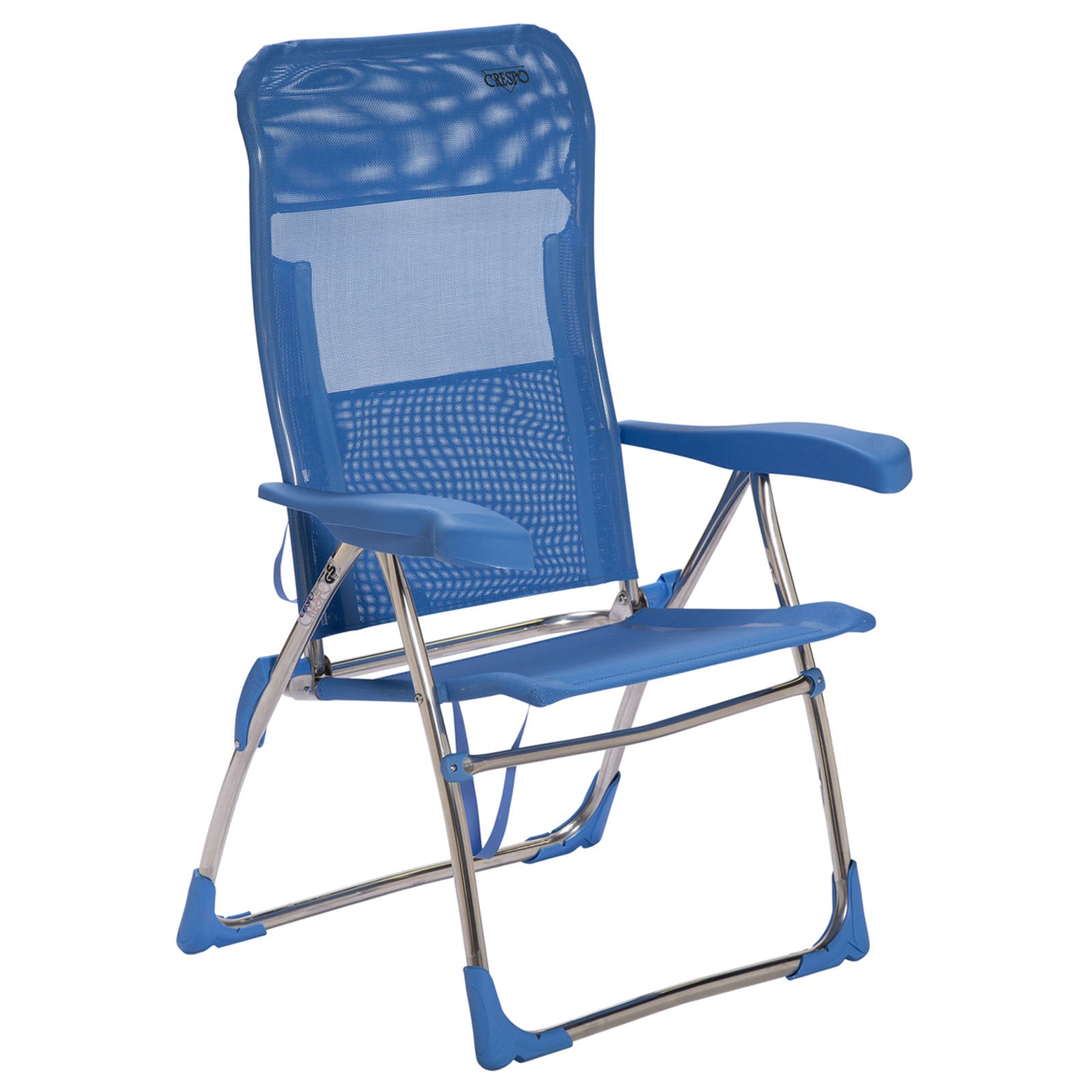 Chaise de plage CRESPO AL 206 chaise longue de jardin de camping chaise pliante pliable en aluminium