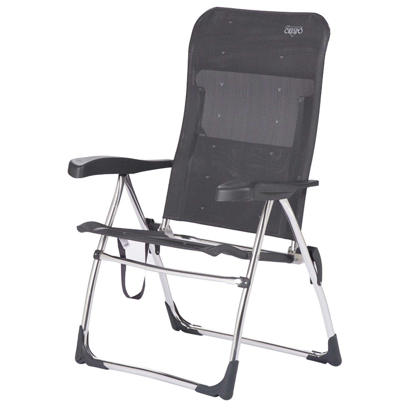 Chaise de plage CRESPO AL 206 chaise longue de jardin de camping chaise pliante pliable en aluminium