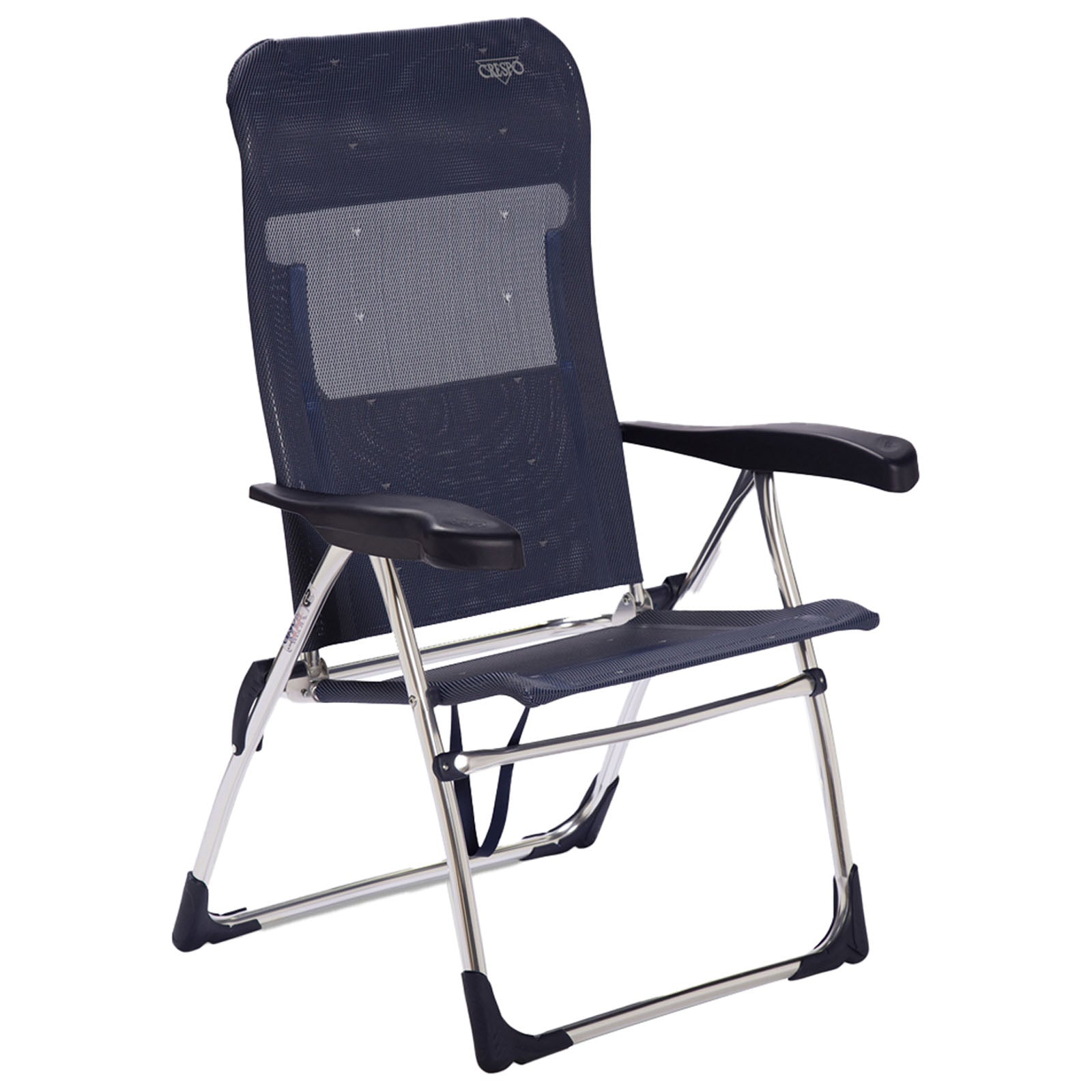 Chaise de plage CRESPO AL 206 chaise longue de jardin de camping chaise pliante pliable en aluminium