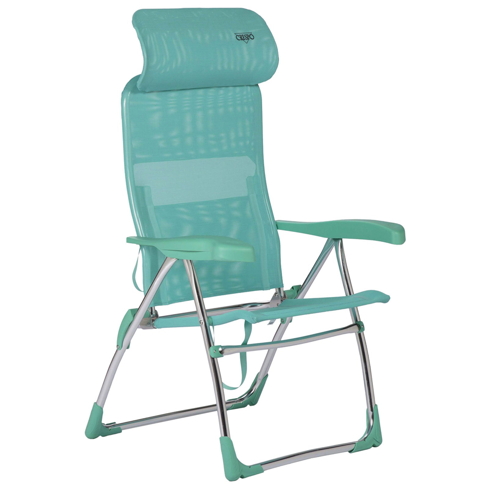 Chaise de plage CRESPO AL 206 Chaise longue de jardin compacte pour camping Chaise pliante pliable
