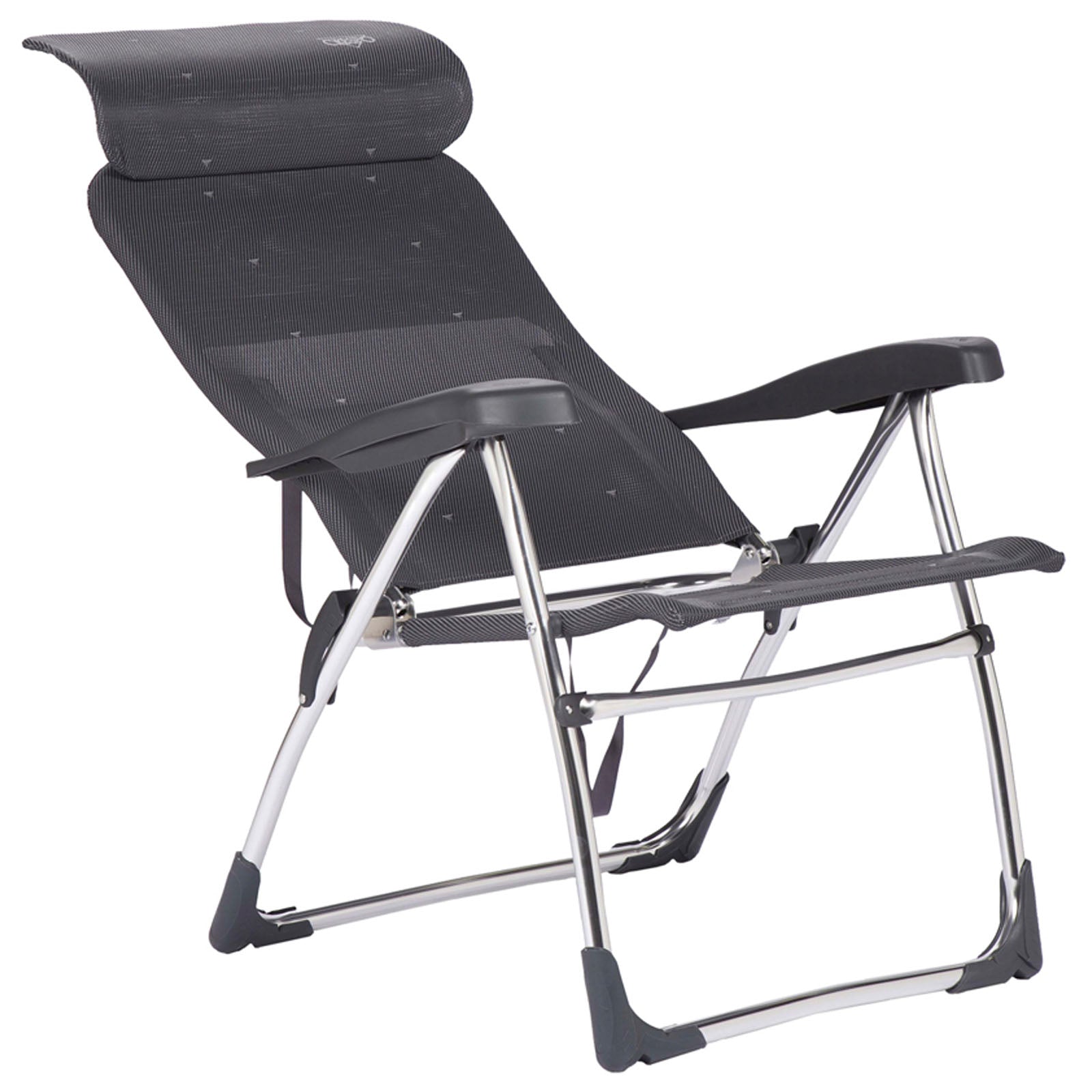 Chaise de plage CRESPO AL 206 Chaise longue de jardin compacte pour camping Chaise pliante pliable