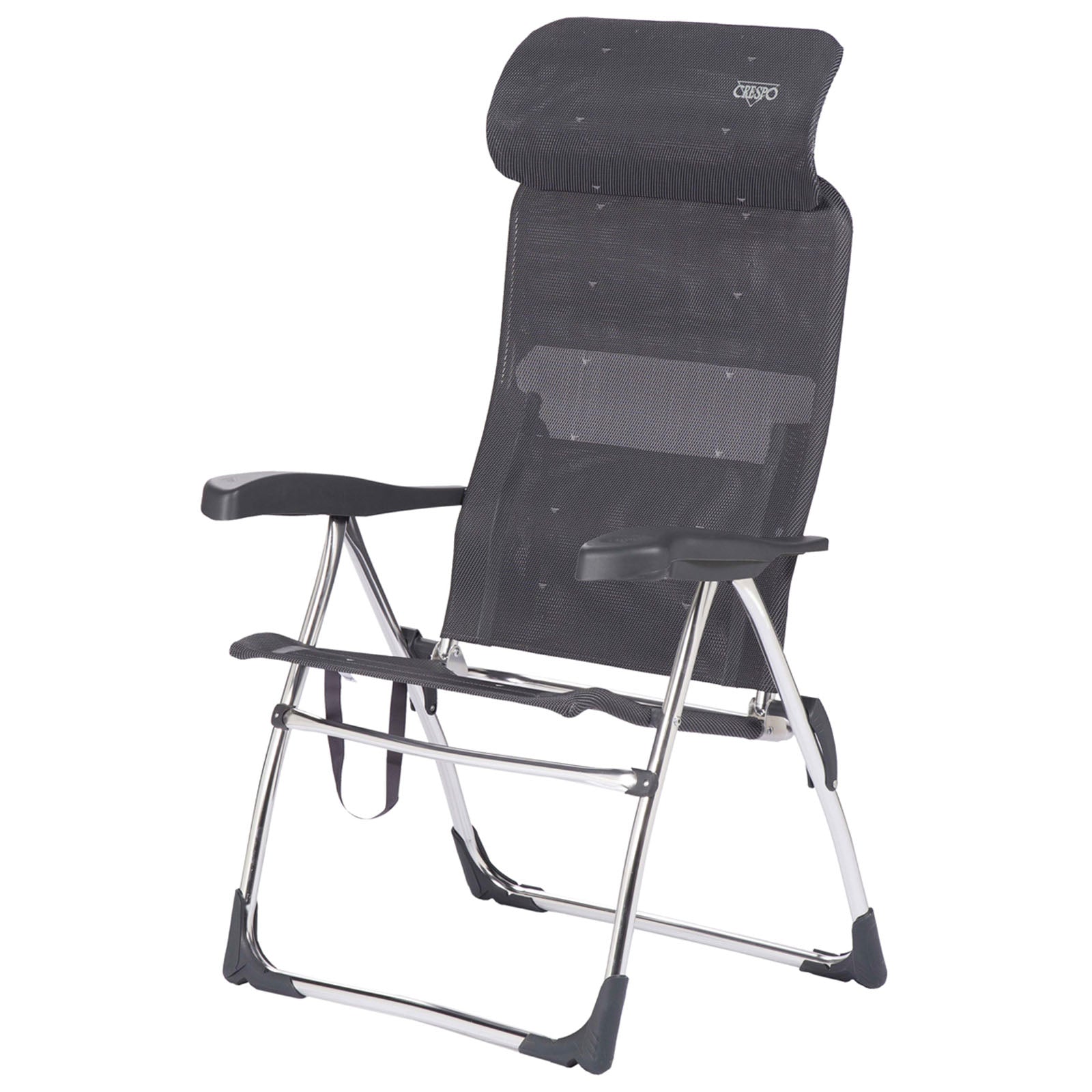Chaise de plage CRESPO AL 206 Chaise longue de jardin compacte pour camping Chaise pliante pliable