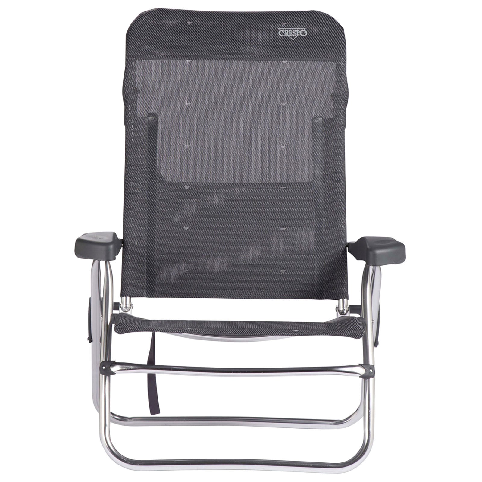 Chaise de plage CRESPO AL 223 - Camping, jardin, chaise longue, chaise pliante, pliable, en aluminium