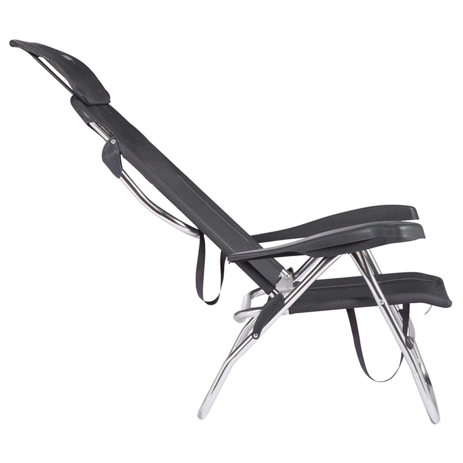 CRESPO Camping Chair AL 223 Compact Garden Lounger Chair Folding Chair Foldable Aluminium