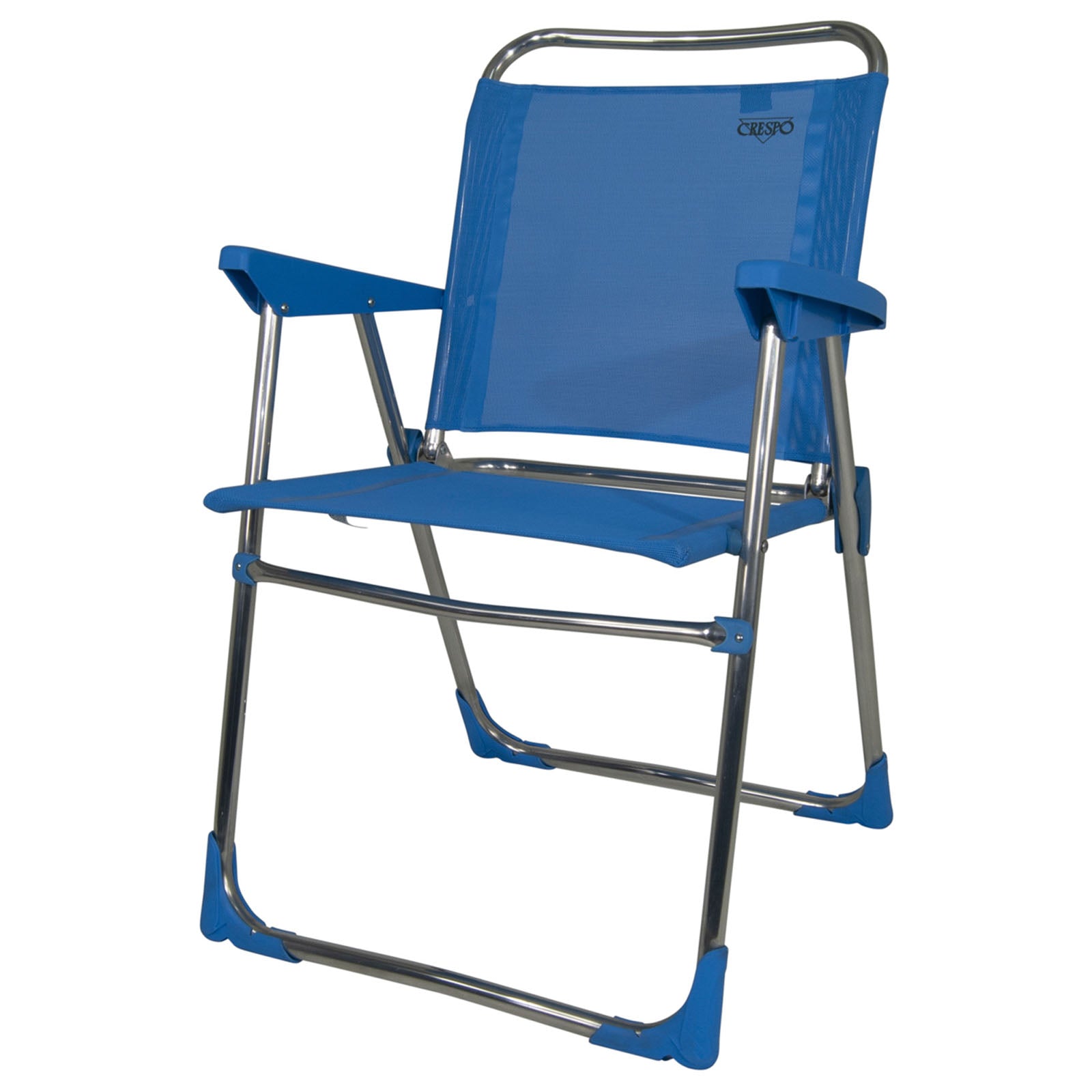 Chaise de camping pliante CRESPO AL 219, chaise de plage pliante, pliable, en aluminium, légère, 110 kg