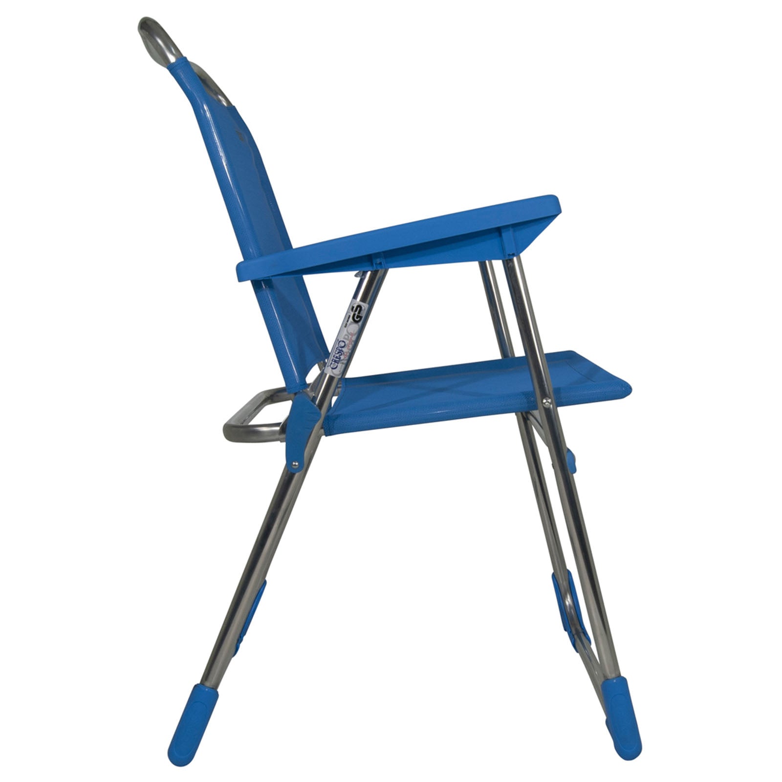 Chaise de camping pliante CRESPO AL 219, chaise de plage pliante, pliable, en aluminium, légère, 110 kg
