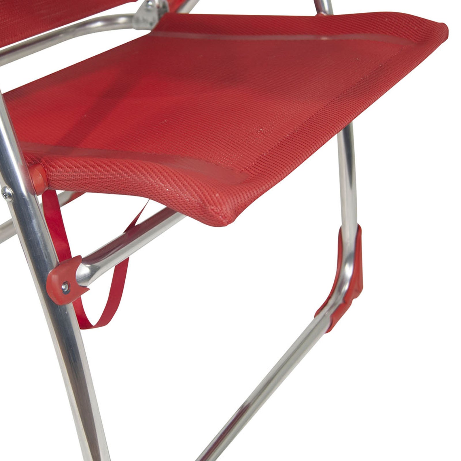 Chaise de camping pliante CRESPO AL 219, chaise de plage pliante, pliable, en aluminium, légère, 110 kg