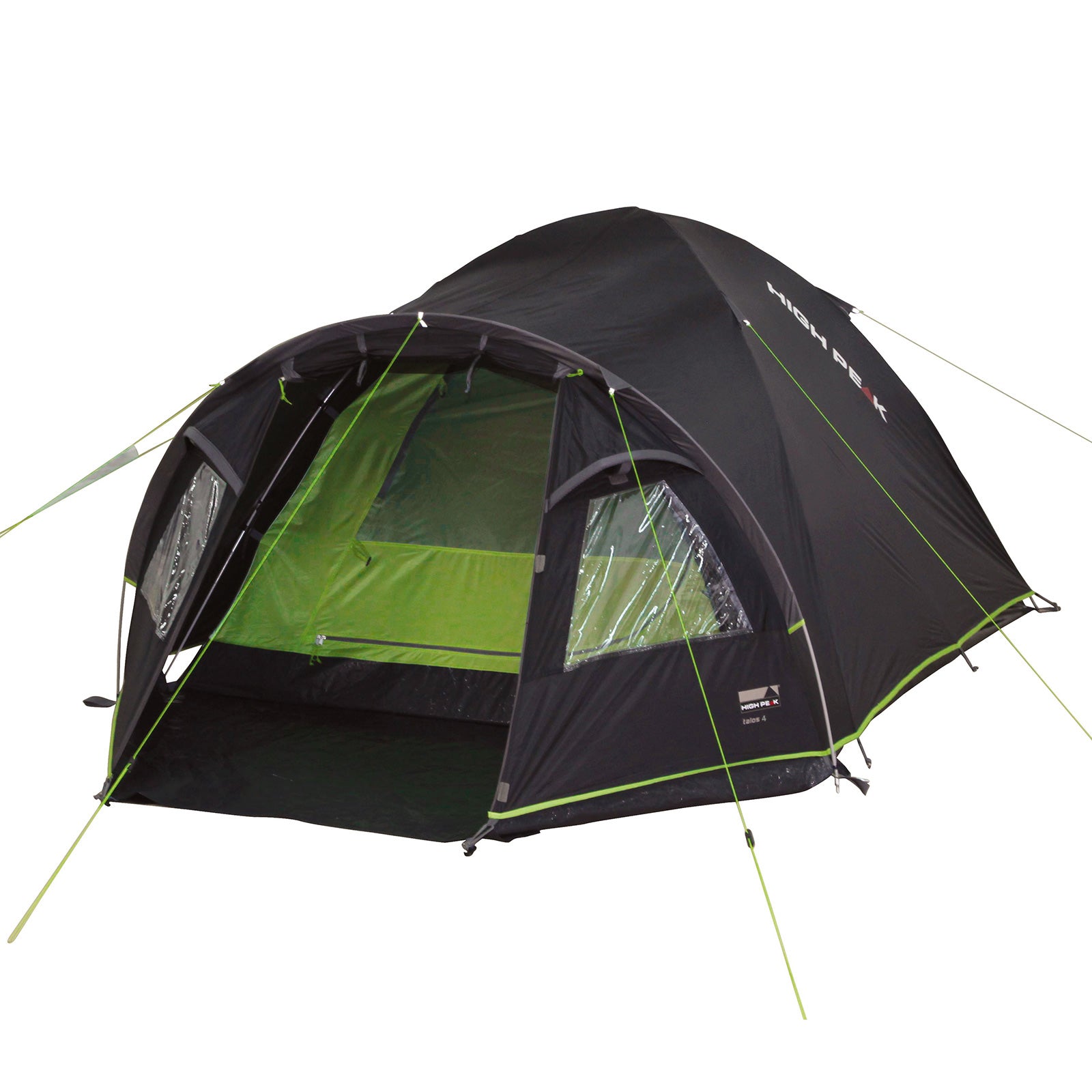 HIGH PEAK Igloo Tent Talos 4 Persons Camping Dome Tent Bicycle Trekking Tent
