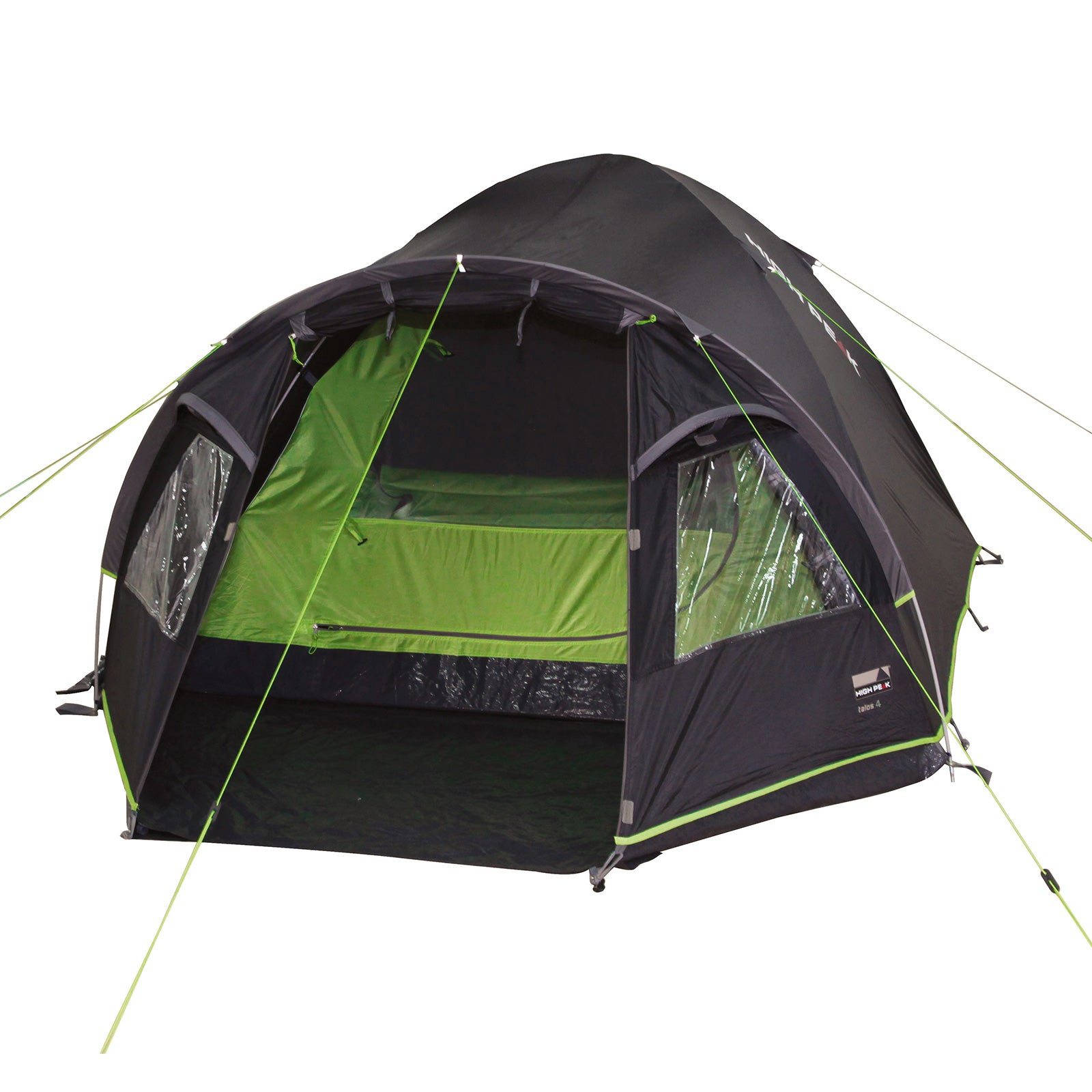 HIGH PEAK Igloo Tent Talos 4 Persons Camping Dome Tent Bicycle Trekking Tent