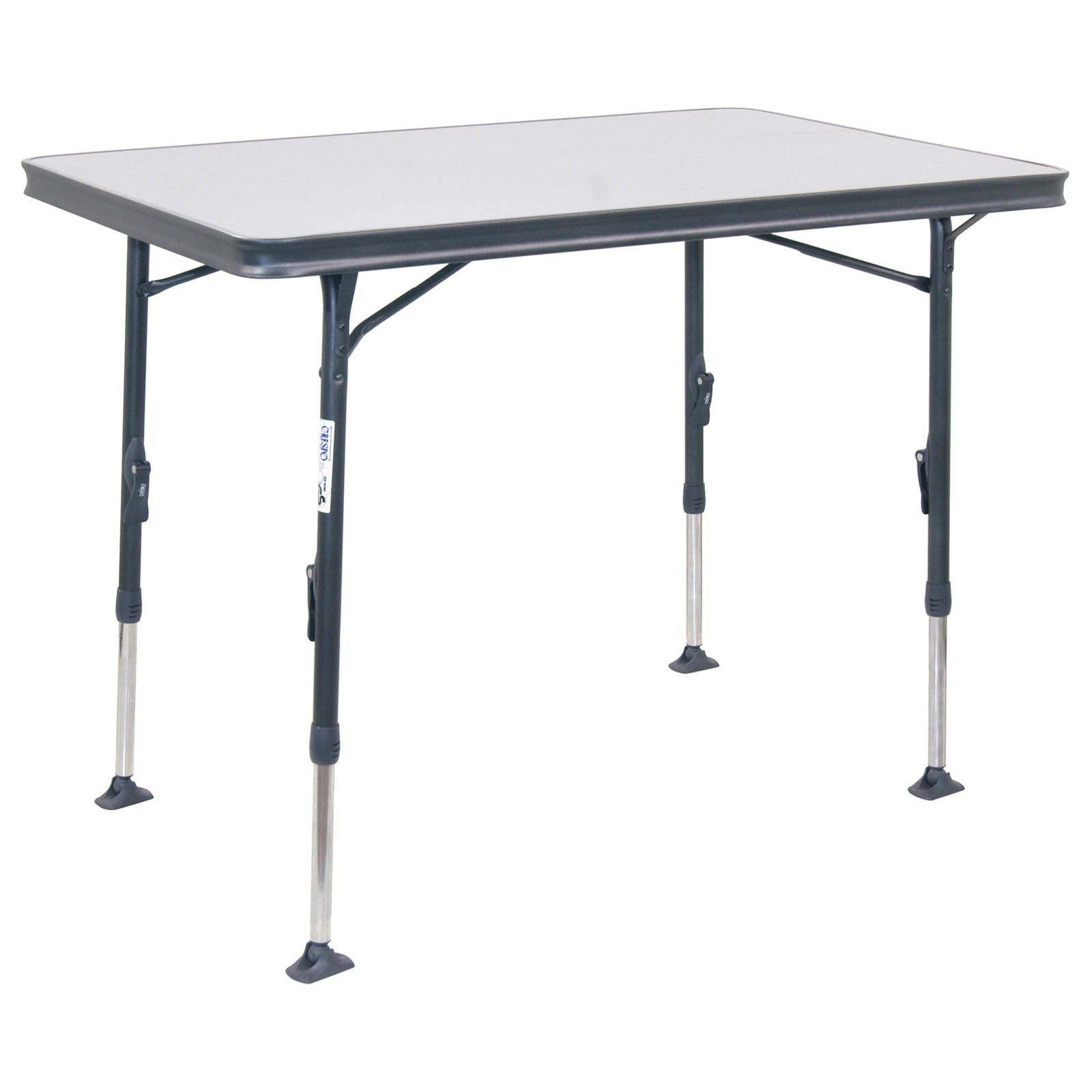 Table de camping pliante CRESPO AP 246 en aluminium, hauteur réglable