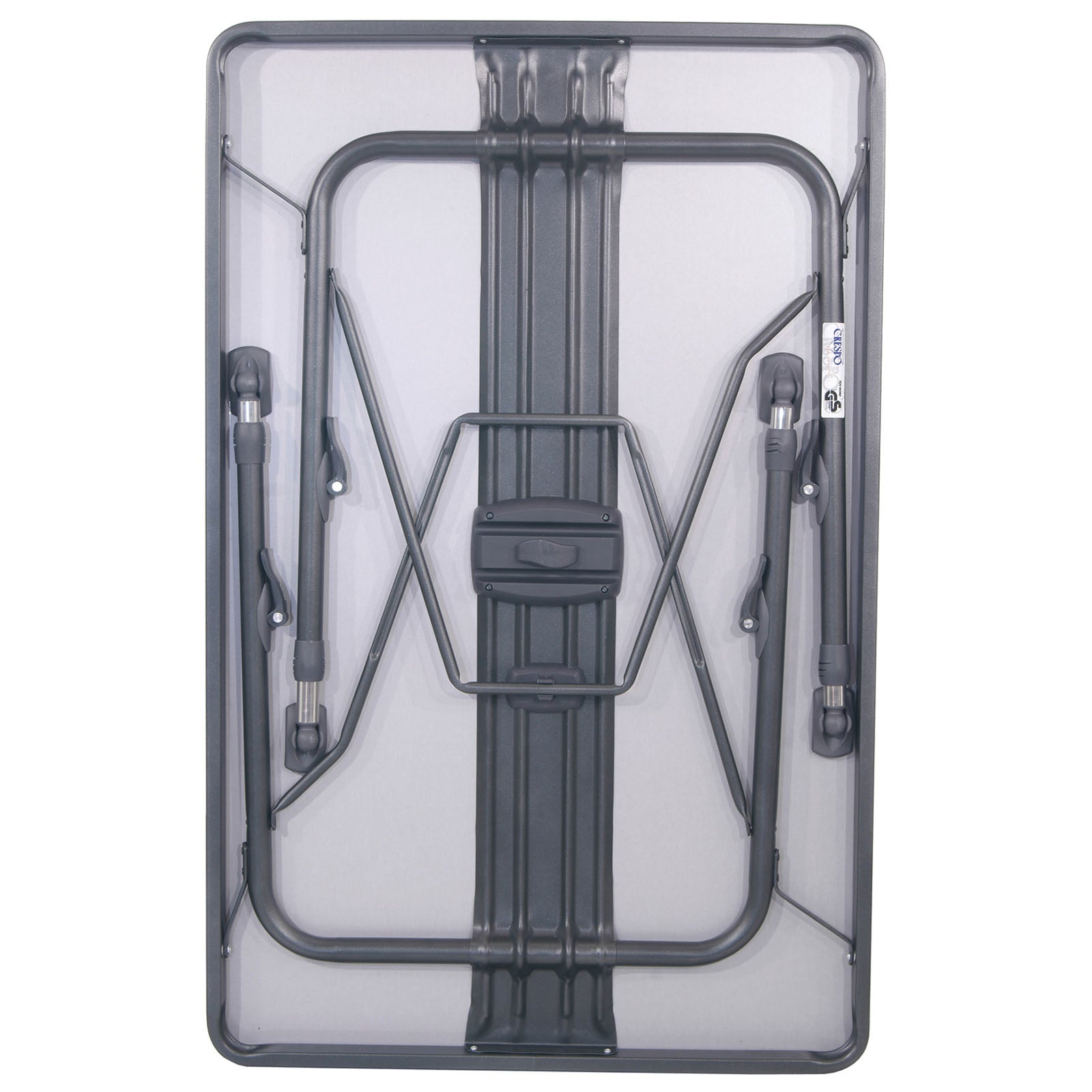 Table de camping pliante CRESPO AP 246 en aluminium, hauteur réglable