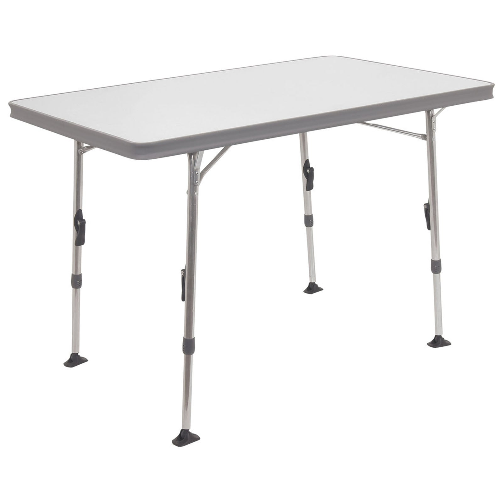 Table de camping pliante CRESPO AL 247 en aluminium, hauteur réglable