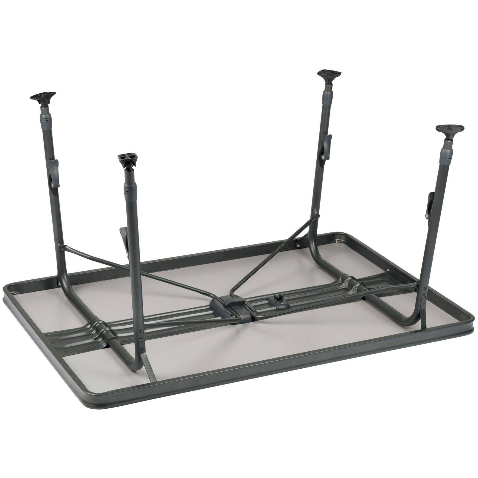 CRESPO Camping Table AP 247 Folding Table Folding Table Foldable Aluminum Height Adjustable