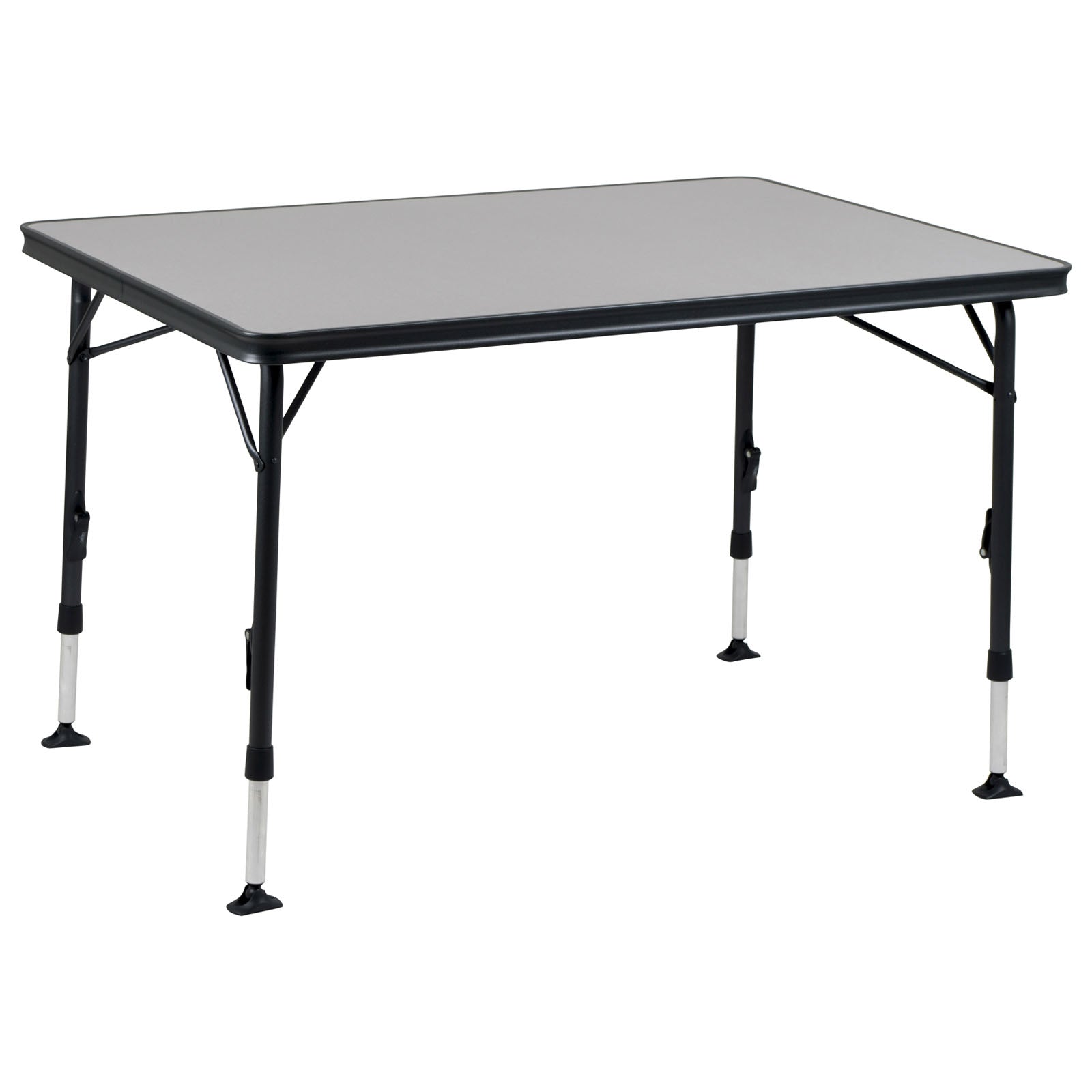 Table de camping pliante CRESPO AP 272 en aluminium, hauteur réglable