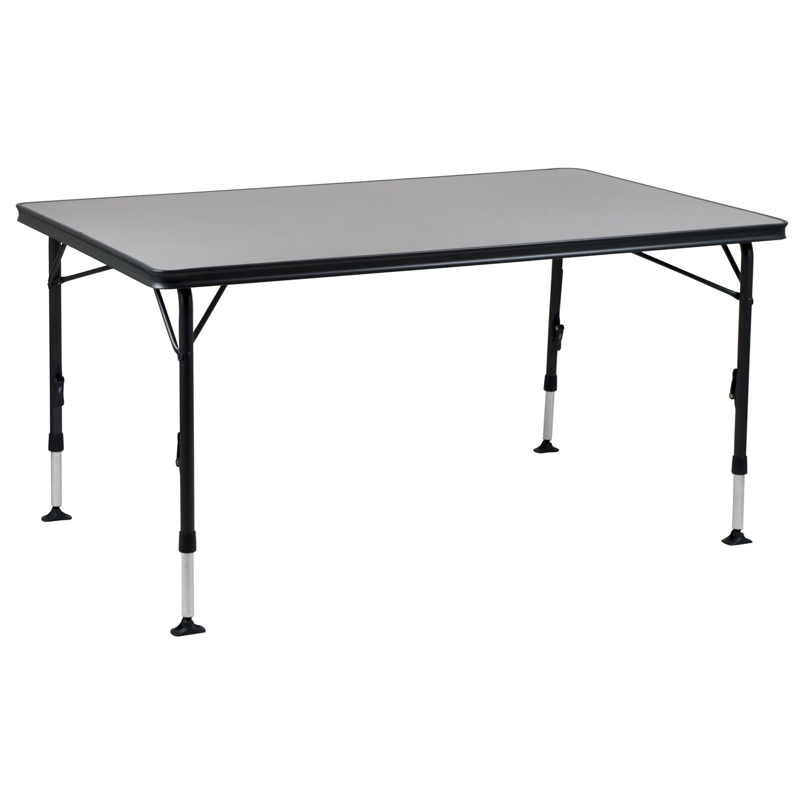 Table de camping pliante CRESPO AP 274 en aluminium, hauteur réglable