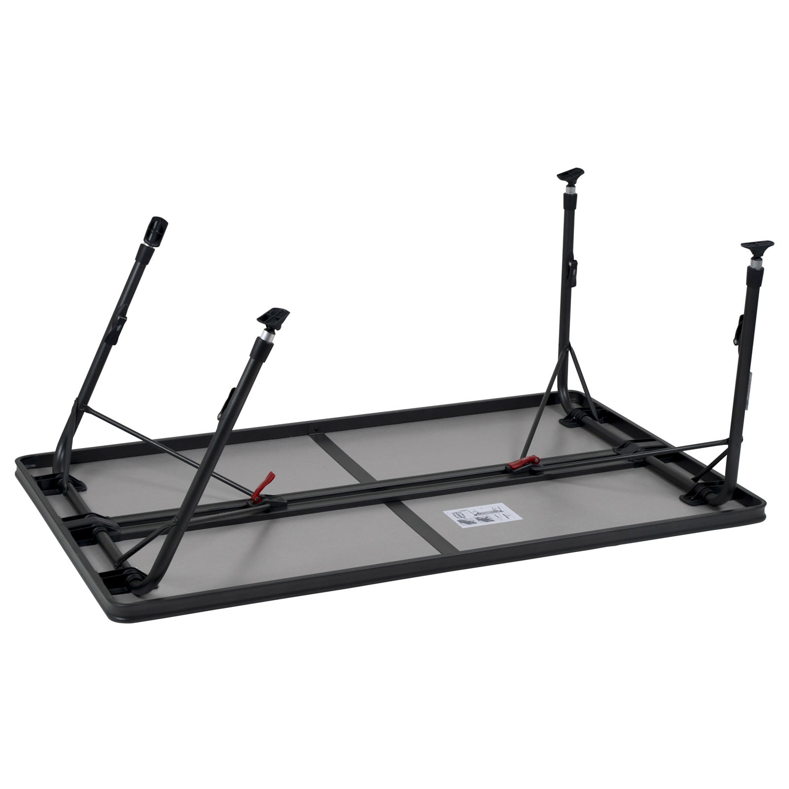 CRESPO Campingtafel AP 274 Klaptafel Opvouwbare tafel Inklapbaar Aluminium In hoogte verstelbaar