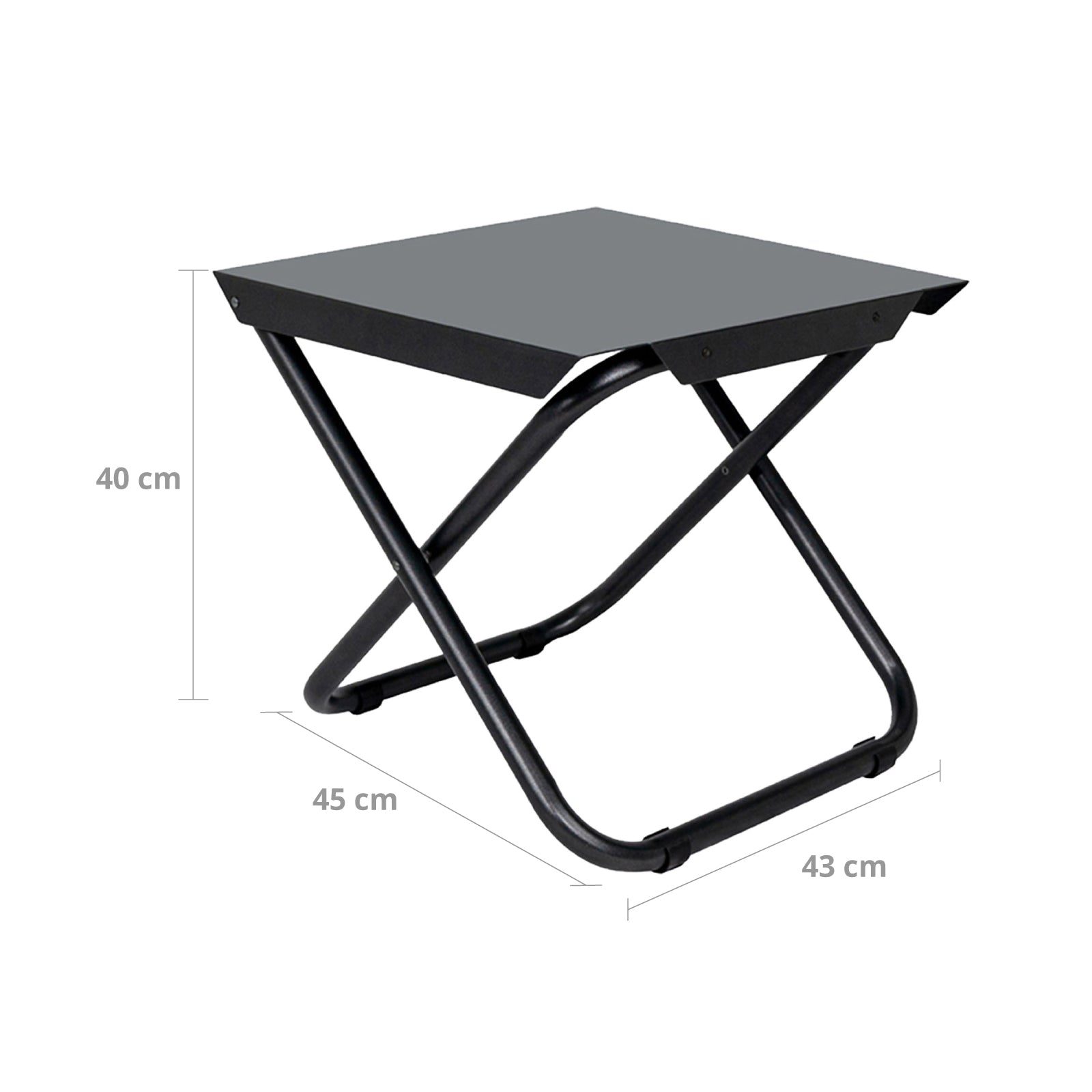CRESPO Camping Side Table AP290 Table Folding Table Folding Table Foldable Aluminum 50kg